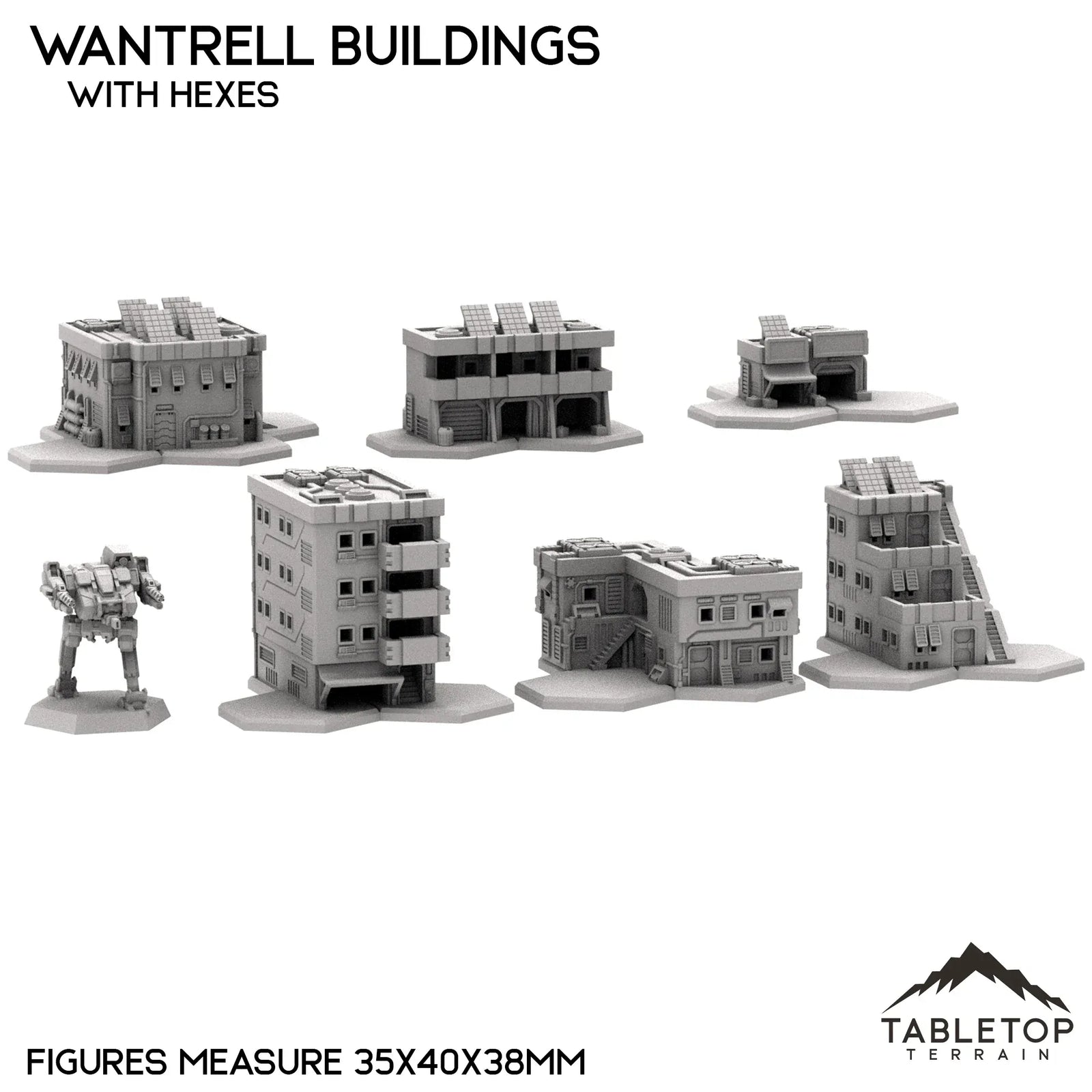 Mecha City Wantrell Buildings