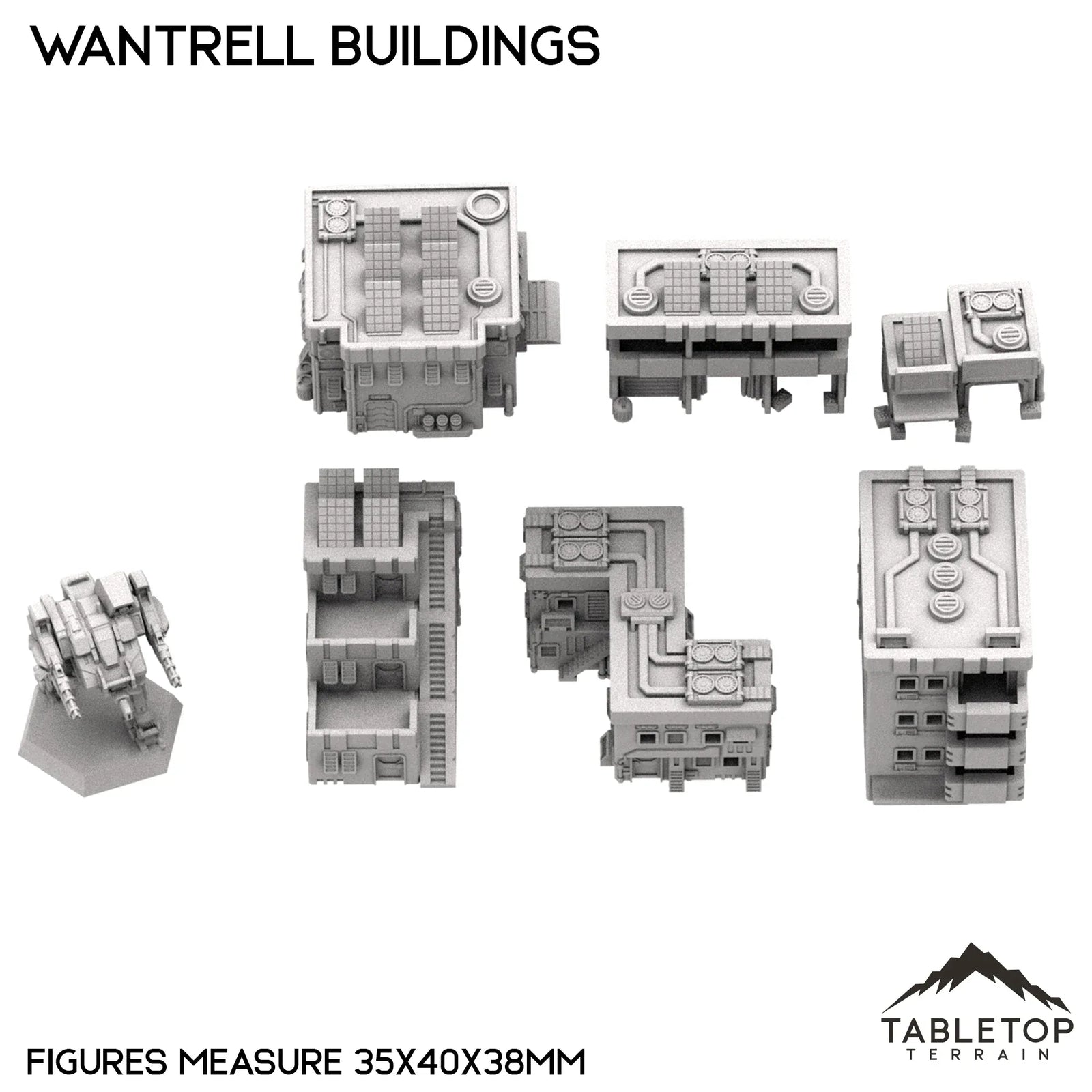 Mecha City Wantrell Buildings
