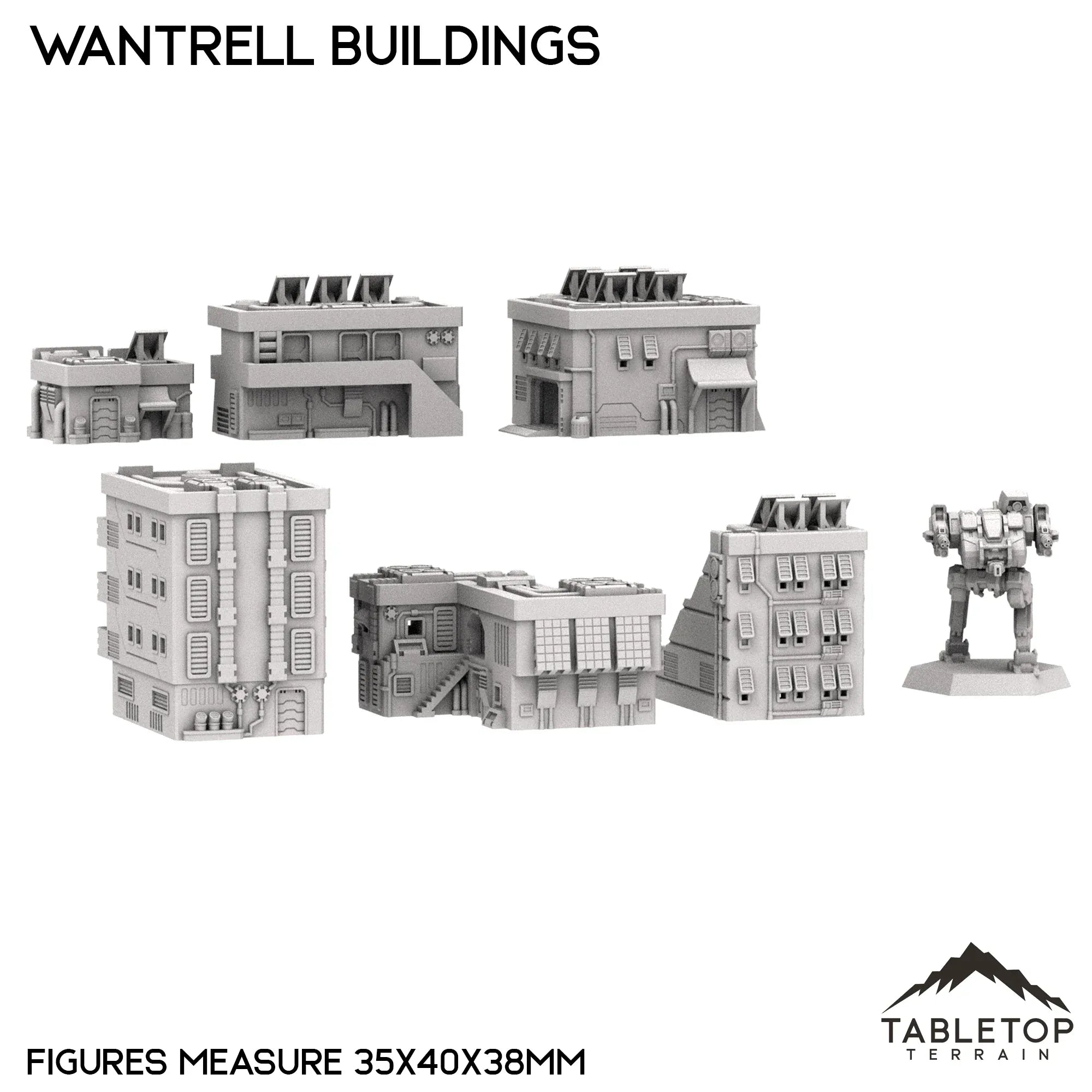 Mecha City Wantrell Buildings