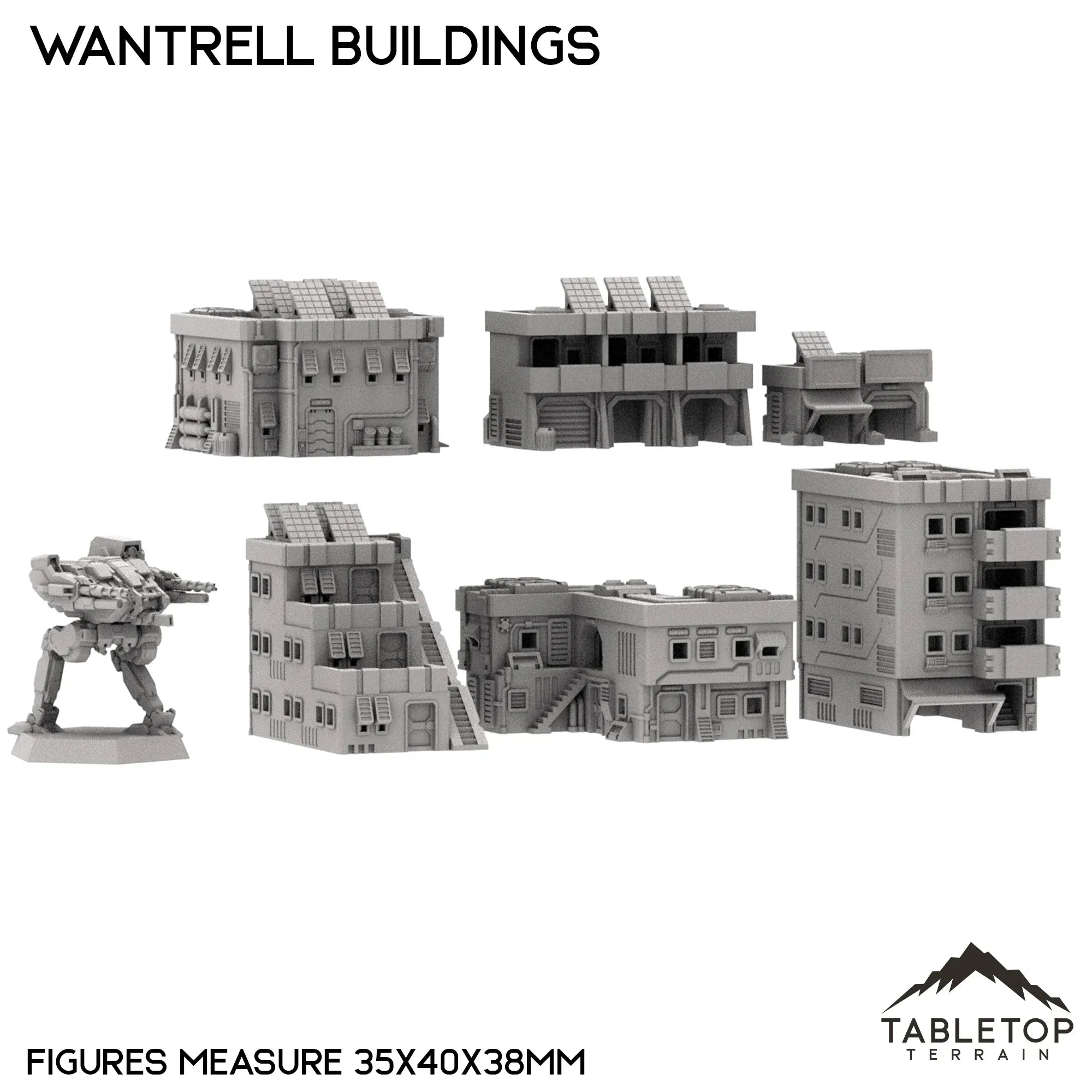 Mecha City Wantrell Buildings