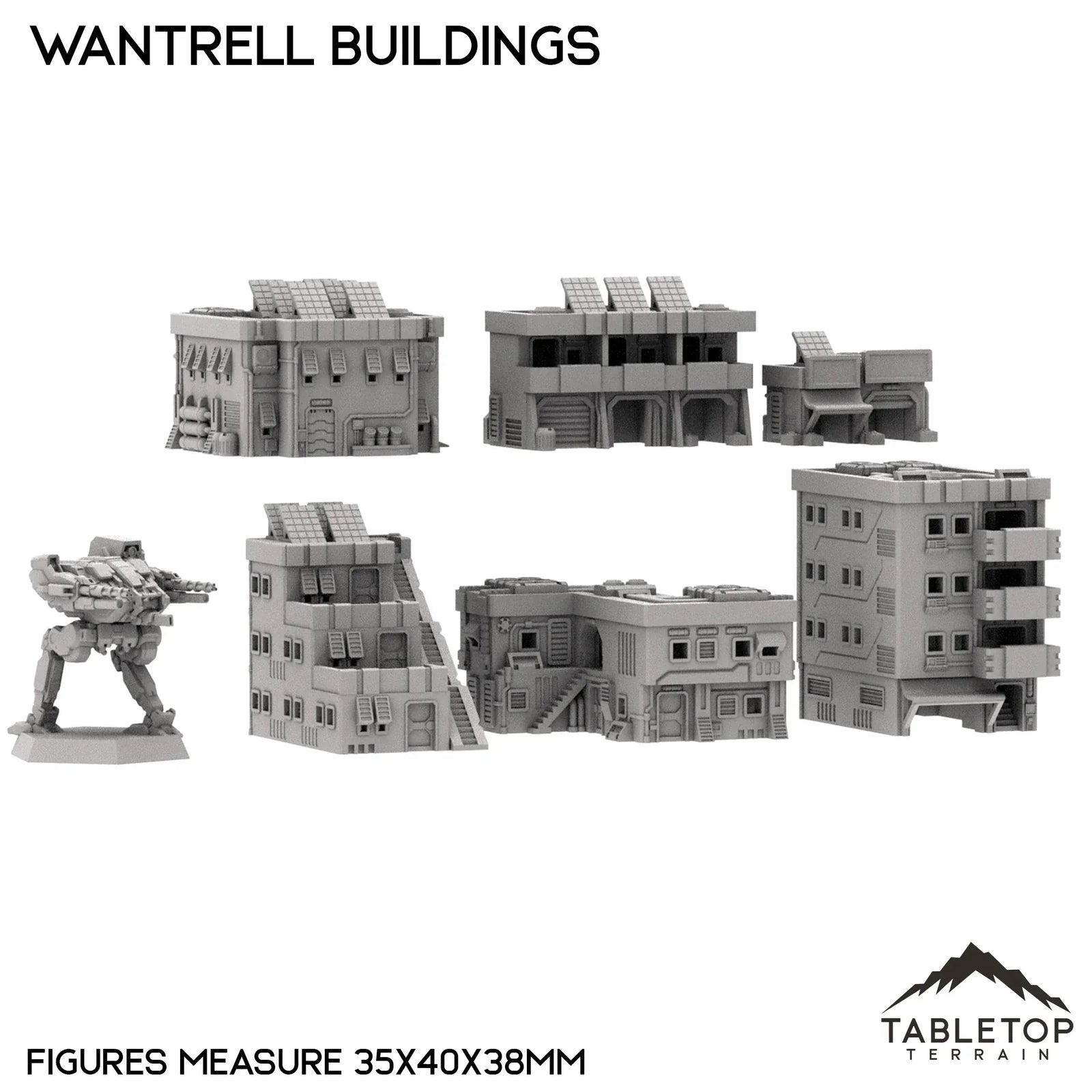 Mecha City Wantrell Buildings