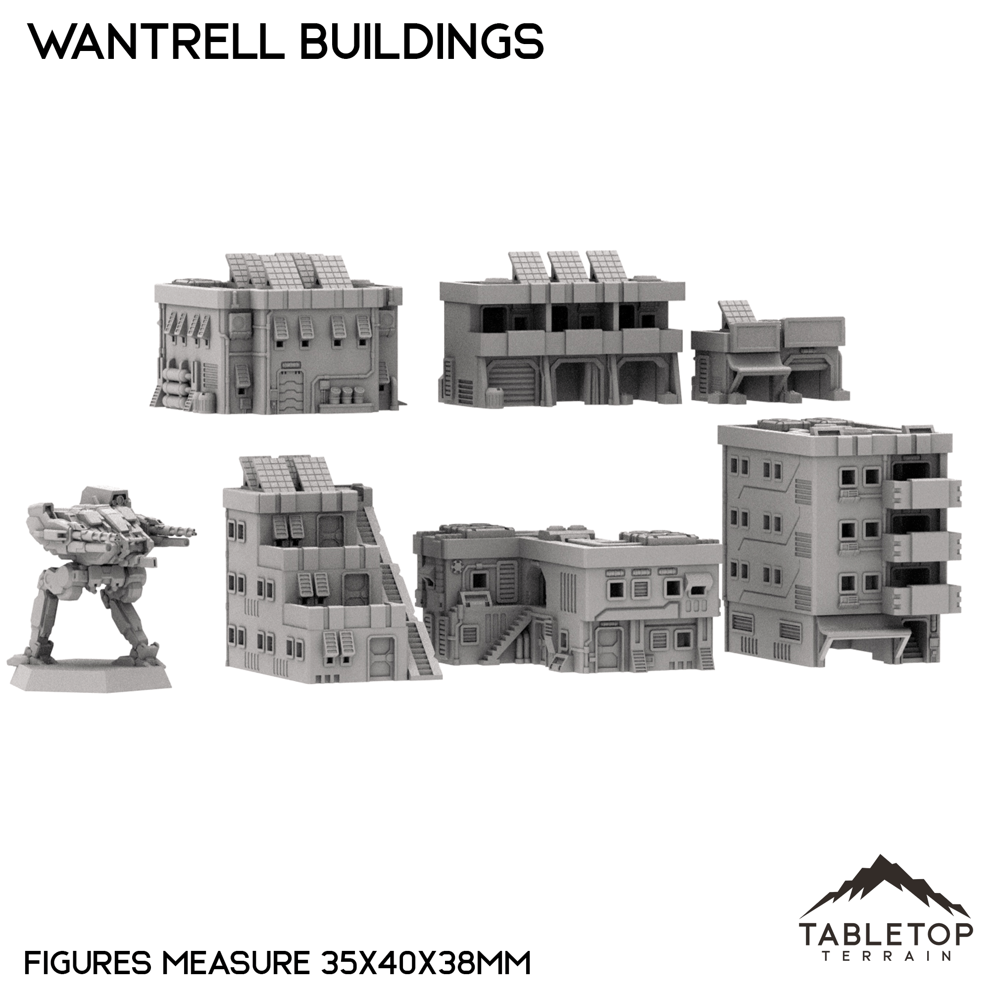 Mecha City Wantrell Buildings