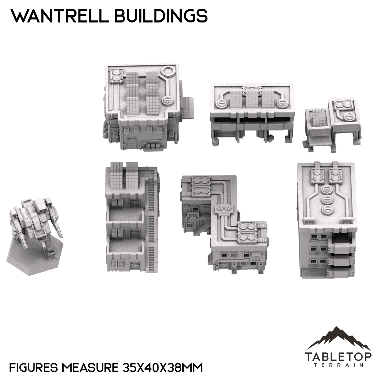 Mecha City Wantrell Buildings