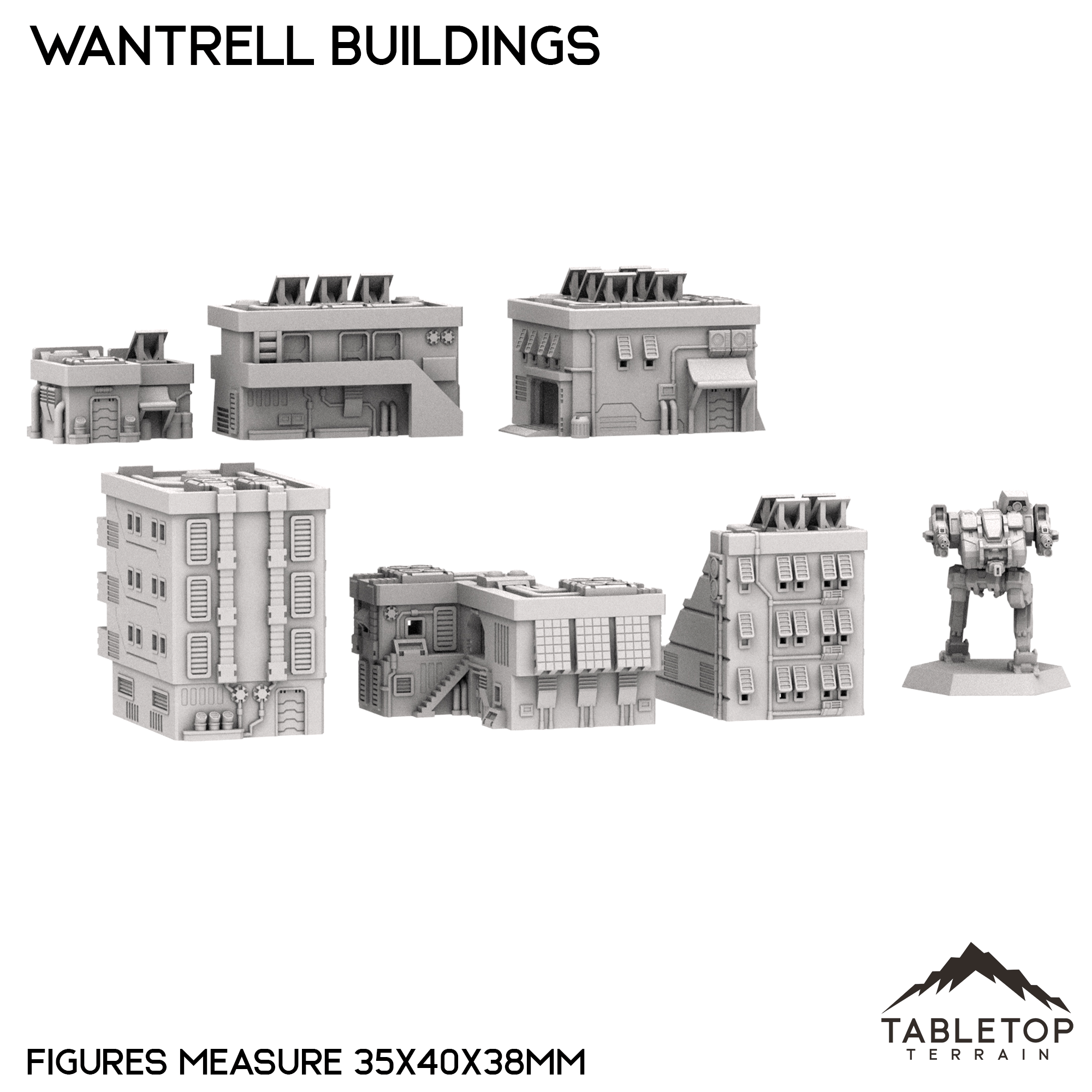 Mecha City Wantrell Buildings