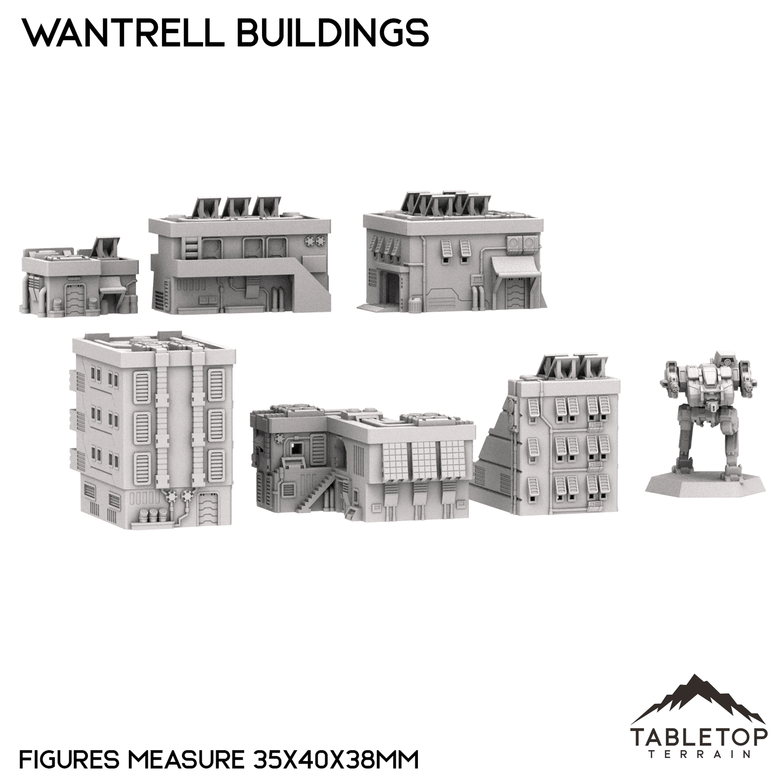 Mecha City Wantrell Buildings