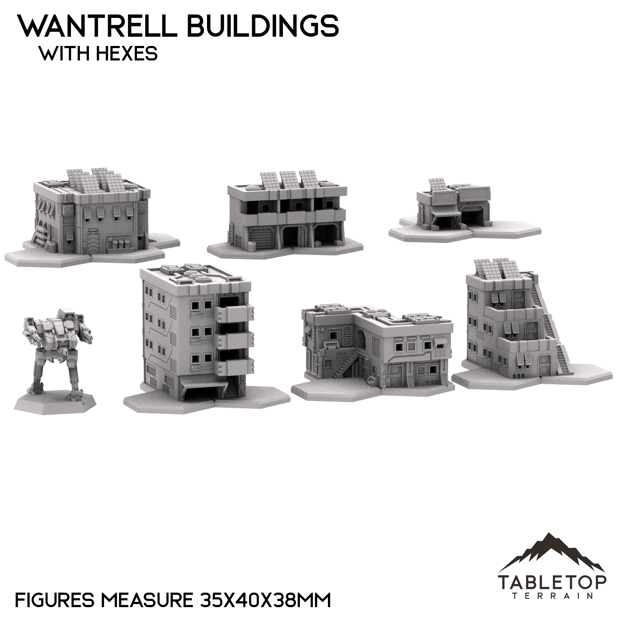 Mecha City Wantrell Buildings