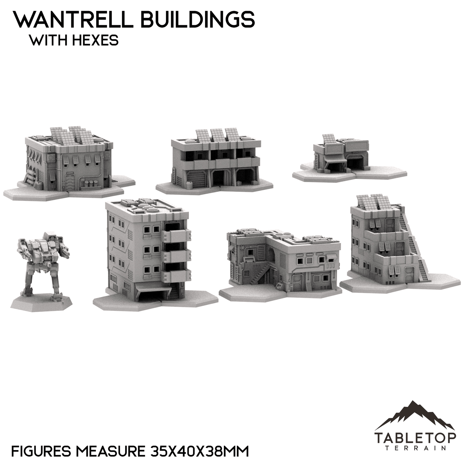 Mecha City Wantrell Buildings