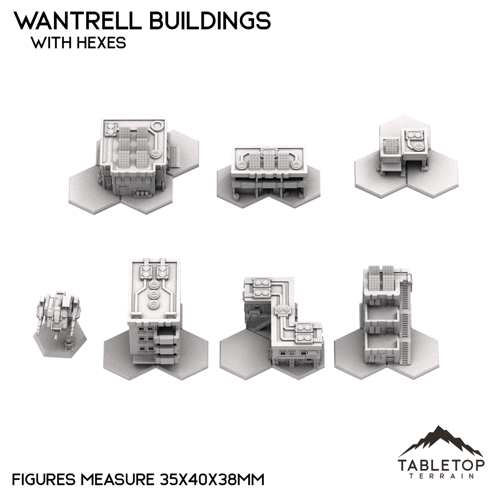 Mecha City Wantrell Buildings