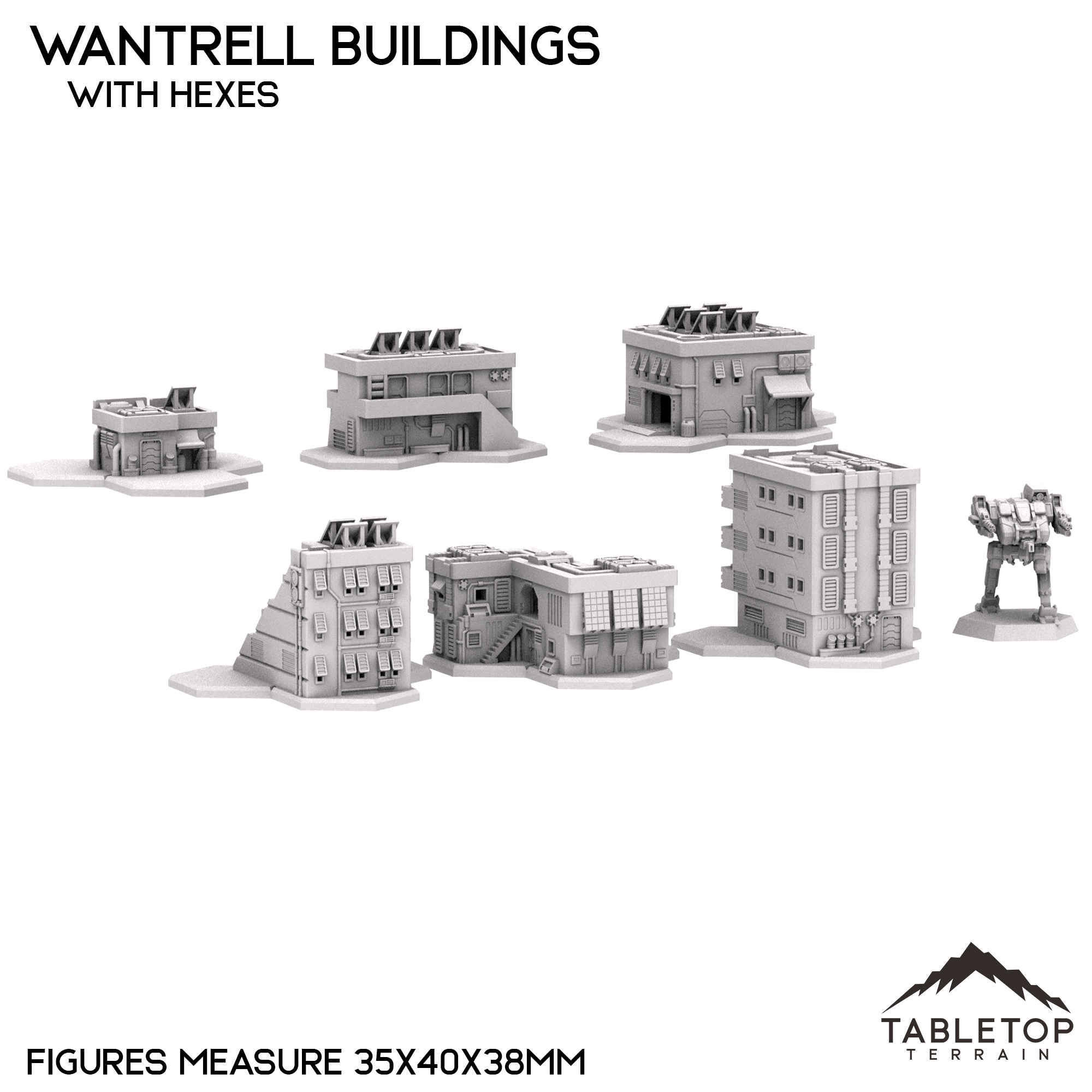 Mecha City Wantrell Buildings