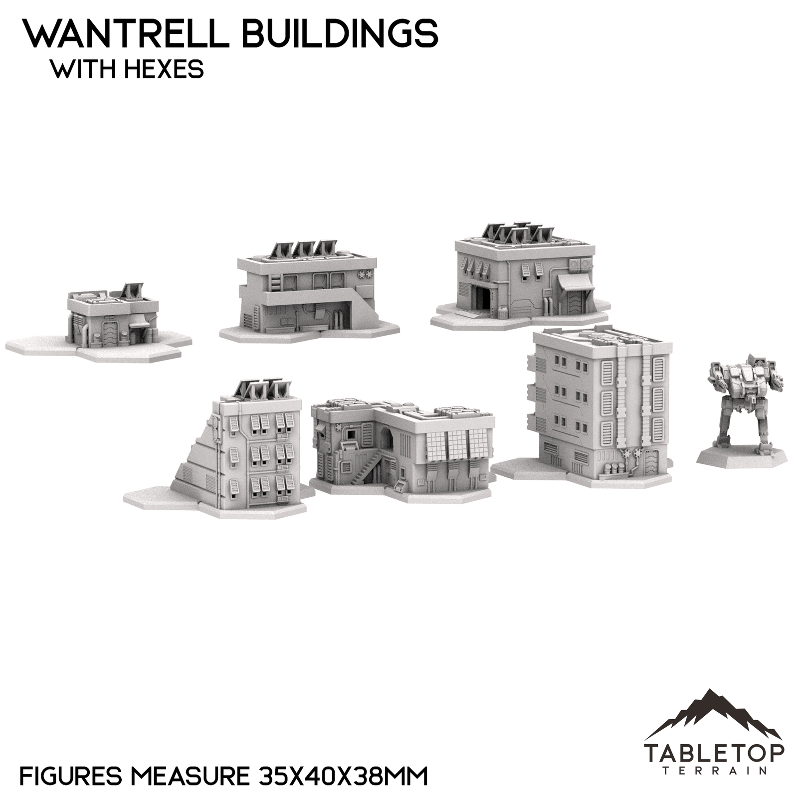 Mecha City Wantrell Buildings