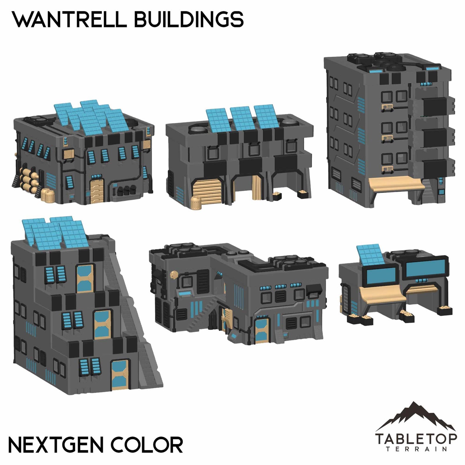 Mecha City Wantrell Buildings