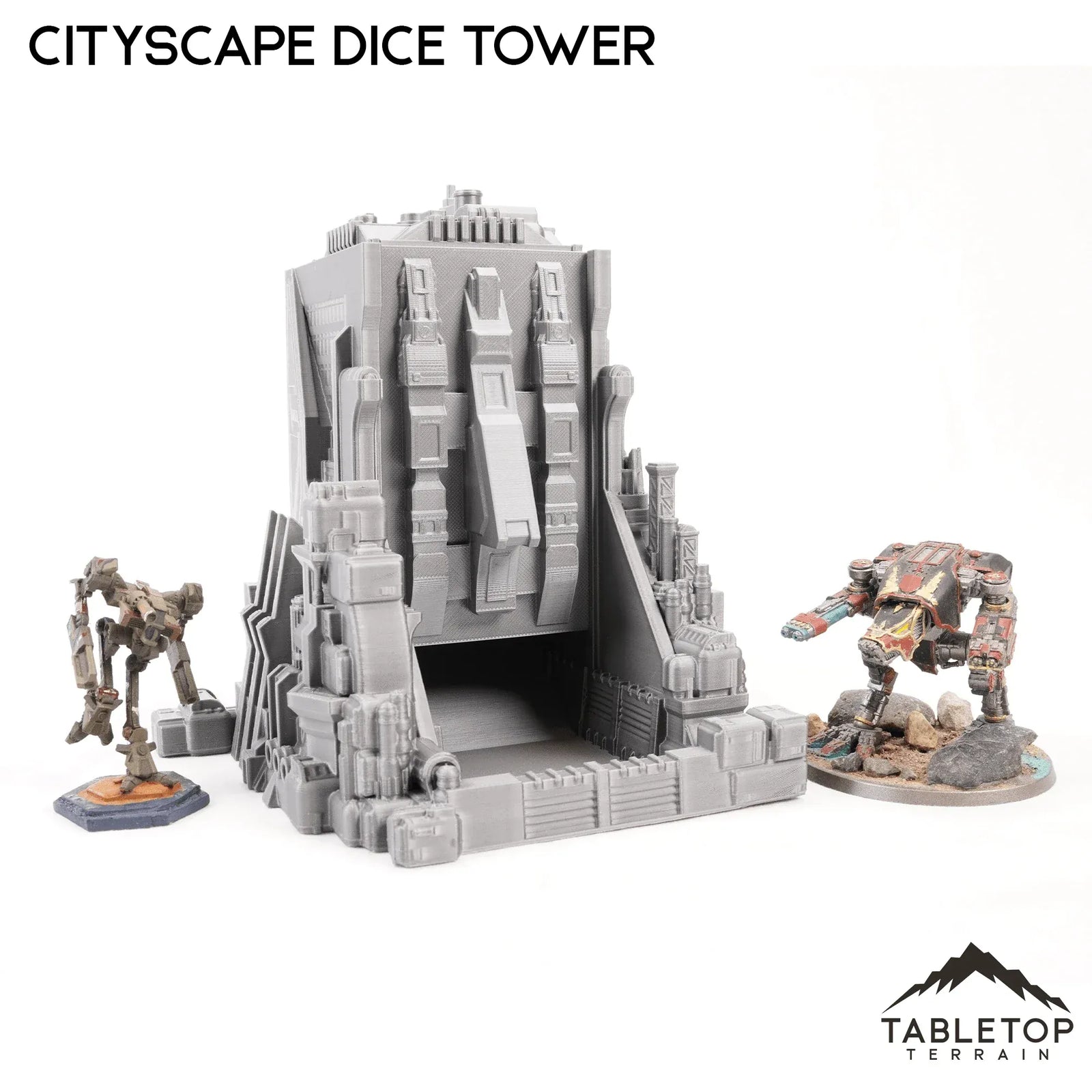 6mm Sci-Fi Cityscape Dice Tower Terrain
