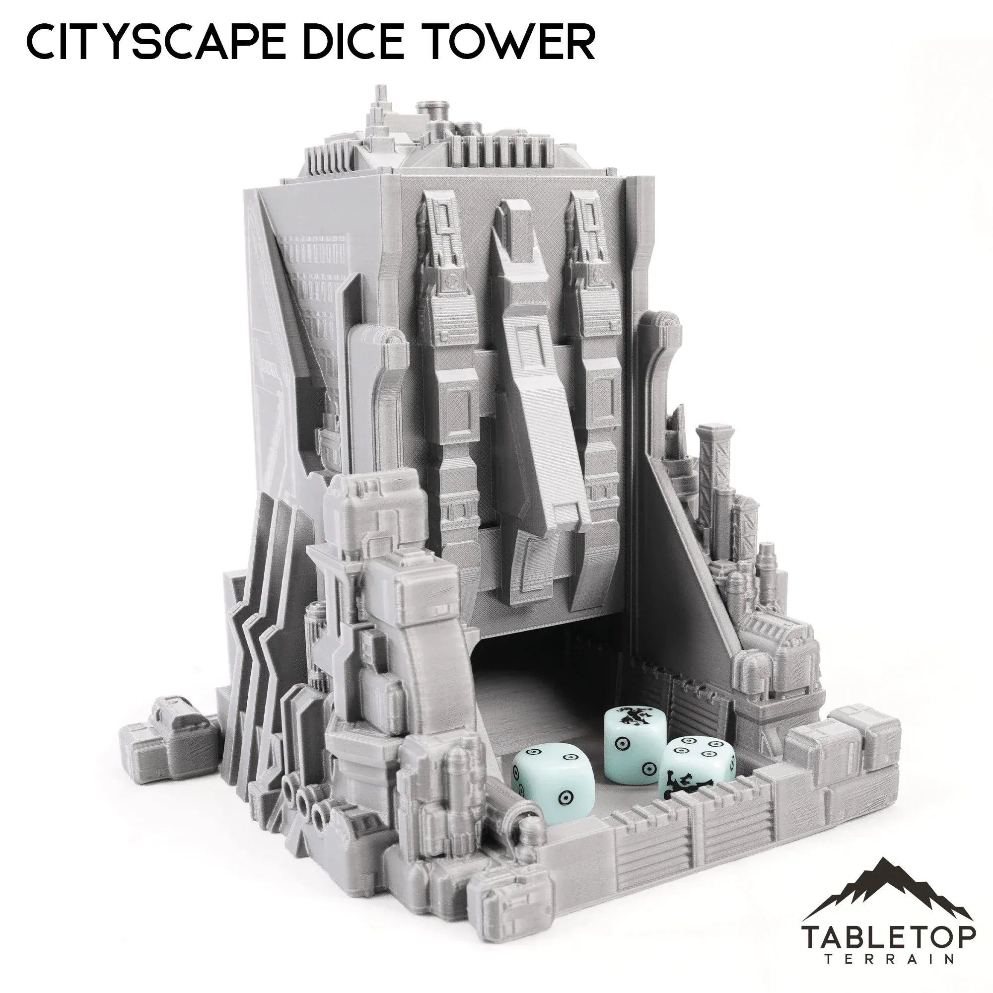 6mm Sci-Fi Cityscape Dice Tower Terrain