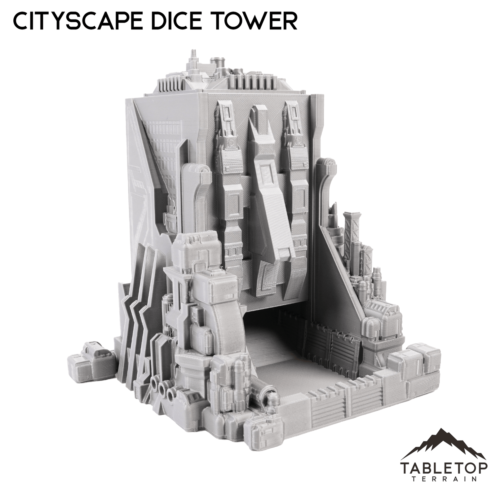 6mm Sci-Fi Cityscape Dice Tower Terrain