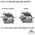 6mm Sci-Fi Cityscape Elevated Rail System