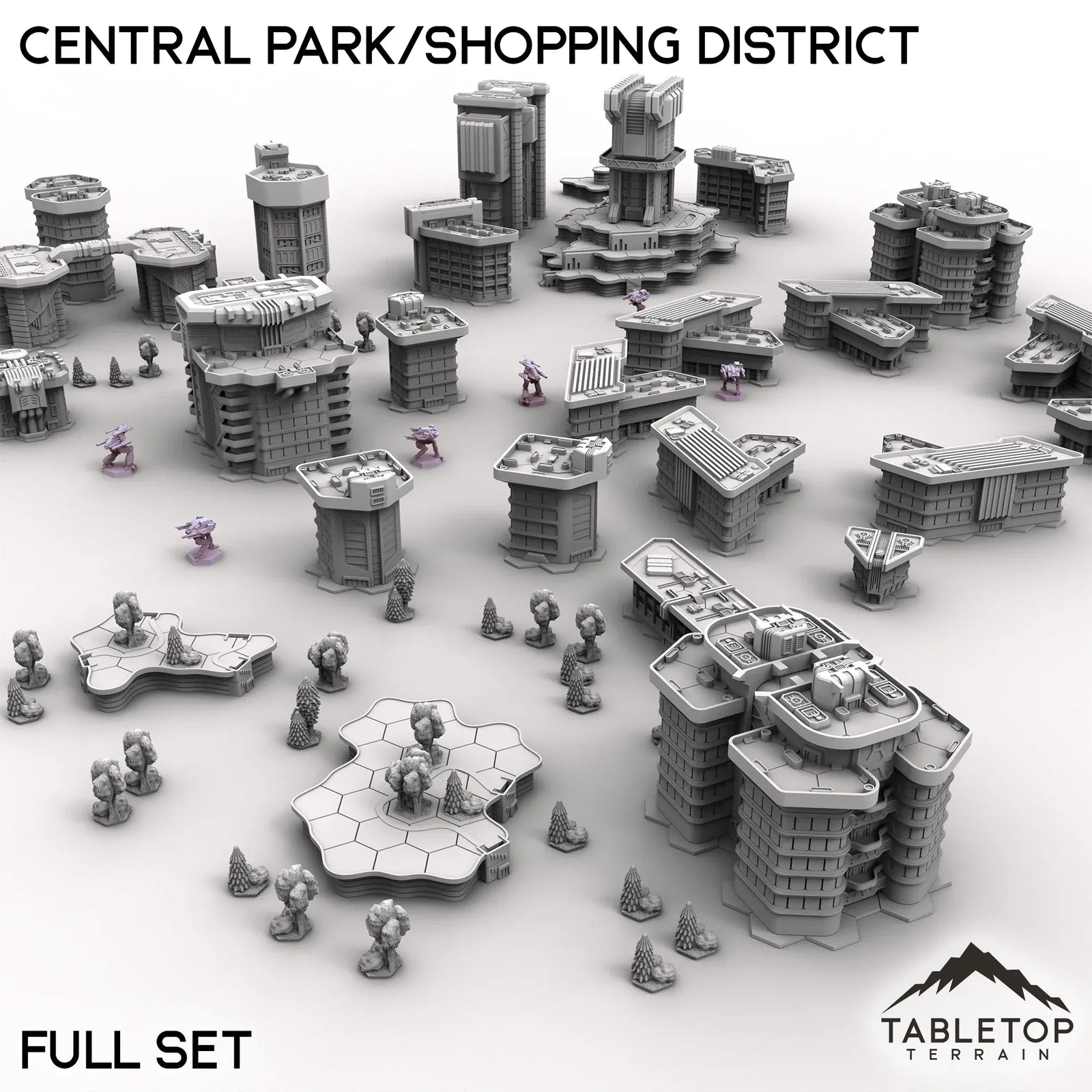 HEXTECH Central Park/Shopping District - City Map Pack