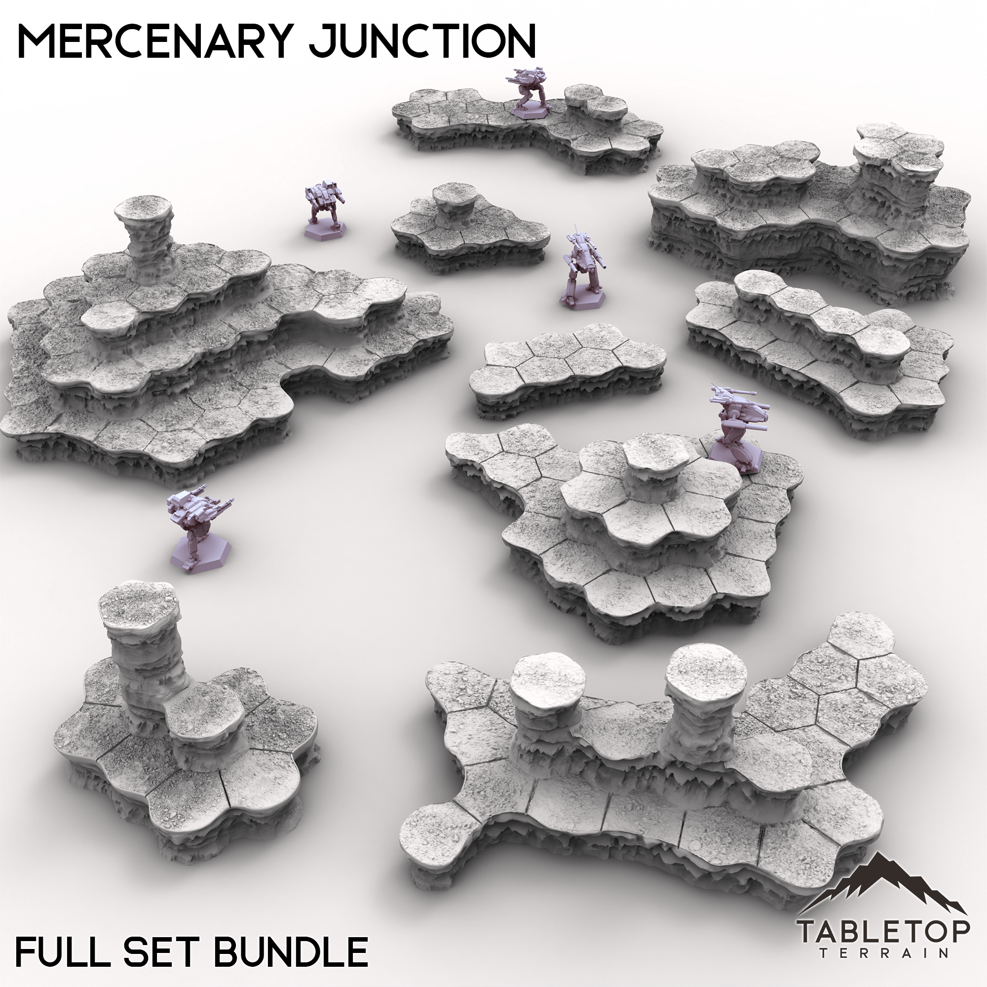 HEXTECH Mercenary Junction Map Hill Sets-6mm