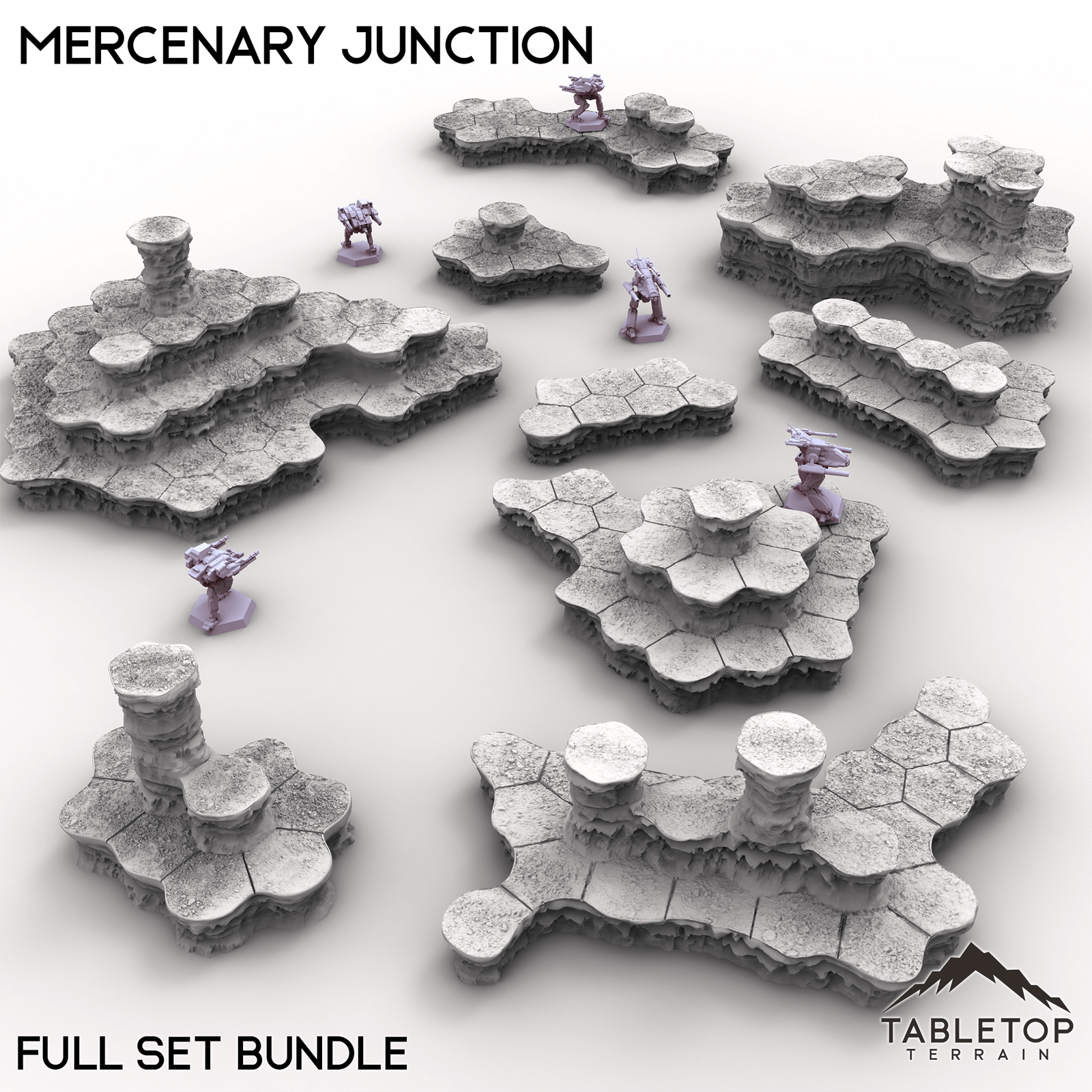 HEXTECH Mercenary Junction Map Hill Sets-6mm