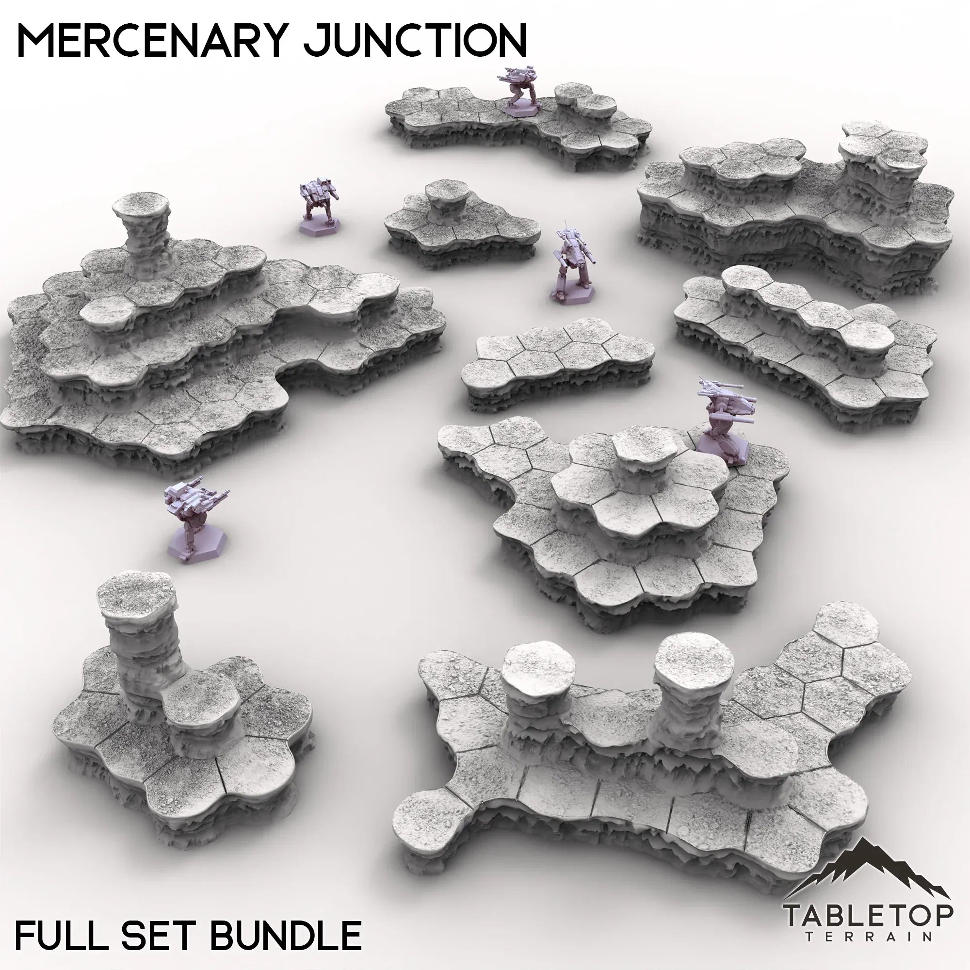 HEXTECH Mercenary Junction Map Hill Sets-6mm