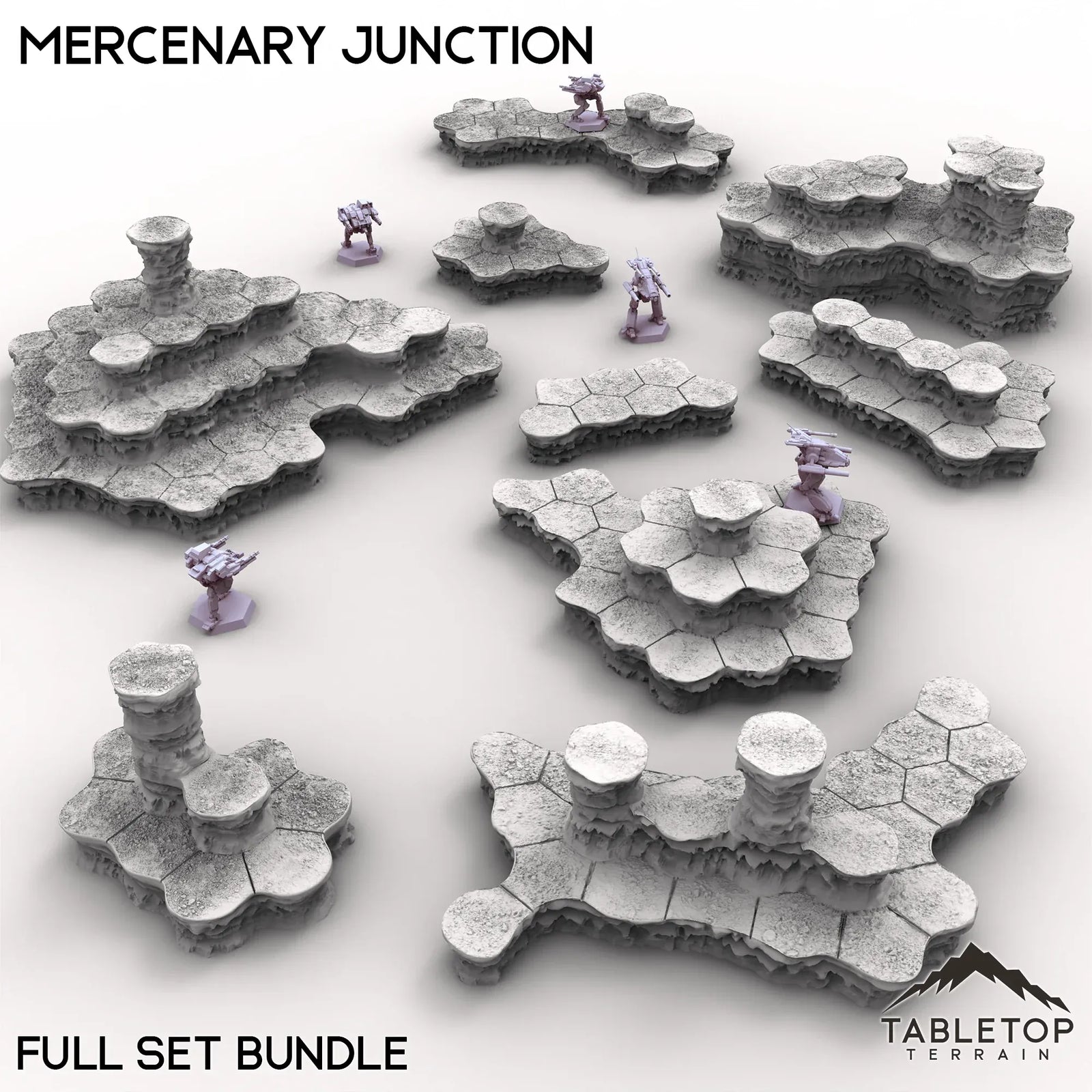 HEXTECH Mercenary Junction Map Hill Sets-6mm
