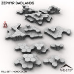 HEXTECH Zephyr Badlands Map Hill Sets - 6mm