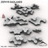HEXTECH Zephyr Badlands Map Hill Sets - 6mm