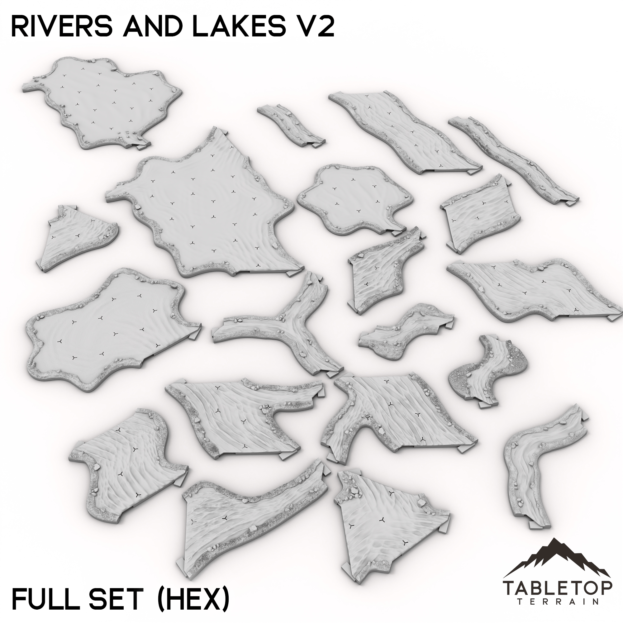 HEXTECH Rivers and Lakes v2 - 6mm
