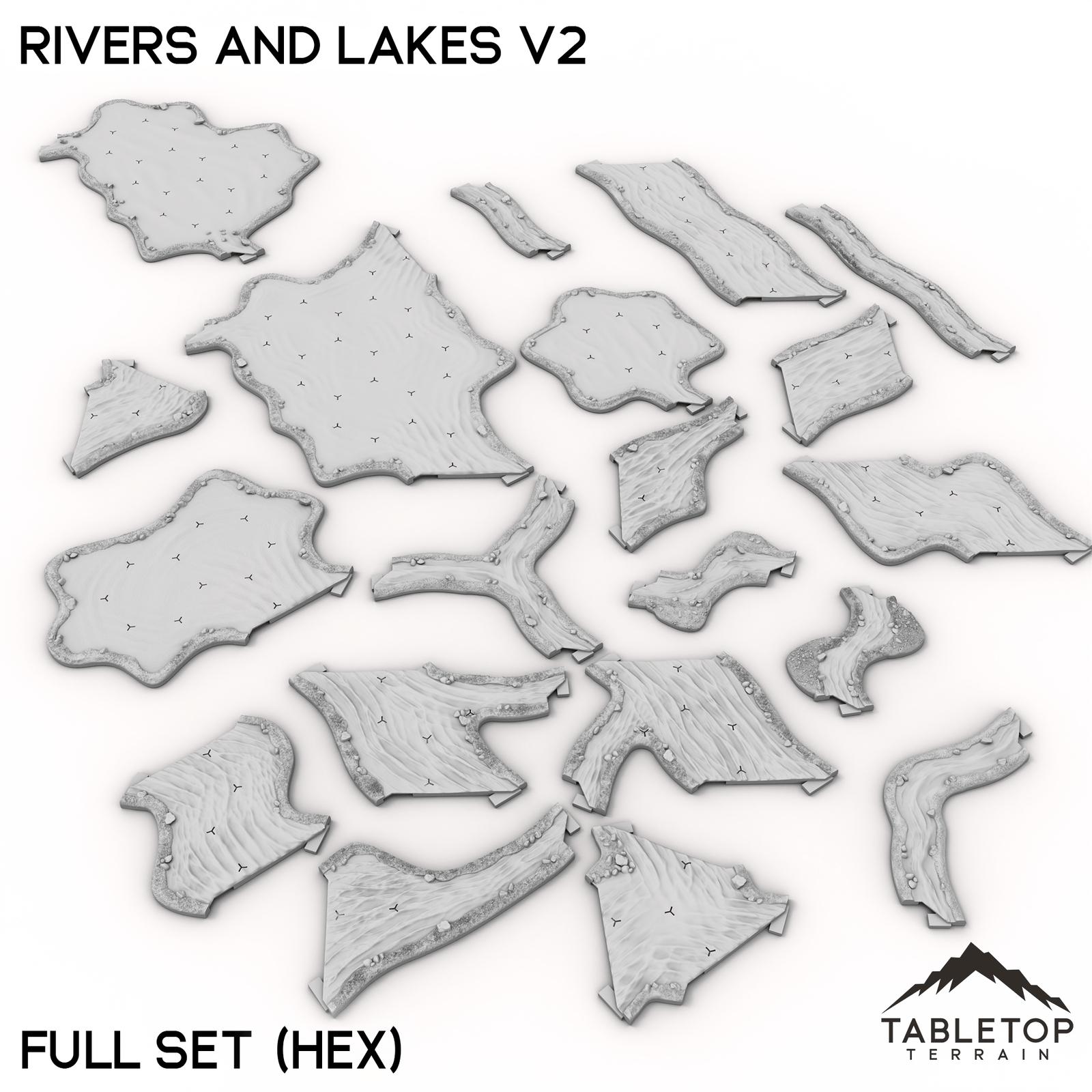 HEXTECH Rivers and Lakes v2 - 6mm