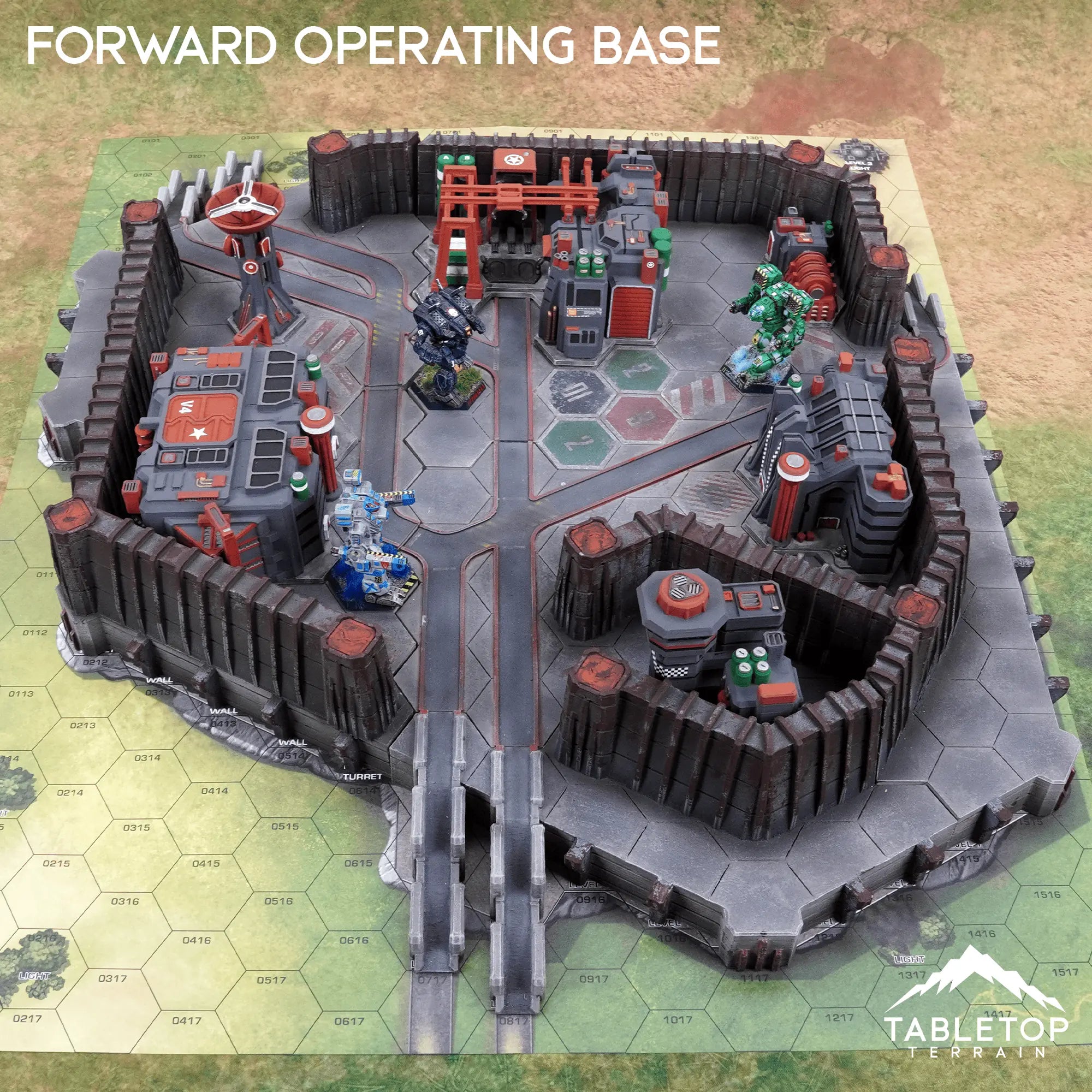 Forward Operating Base Hope HEXTECH Forward Operating Base - 6mm – Aries Games & Miniatures