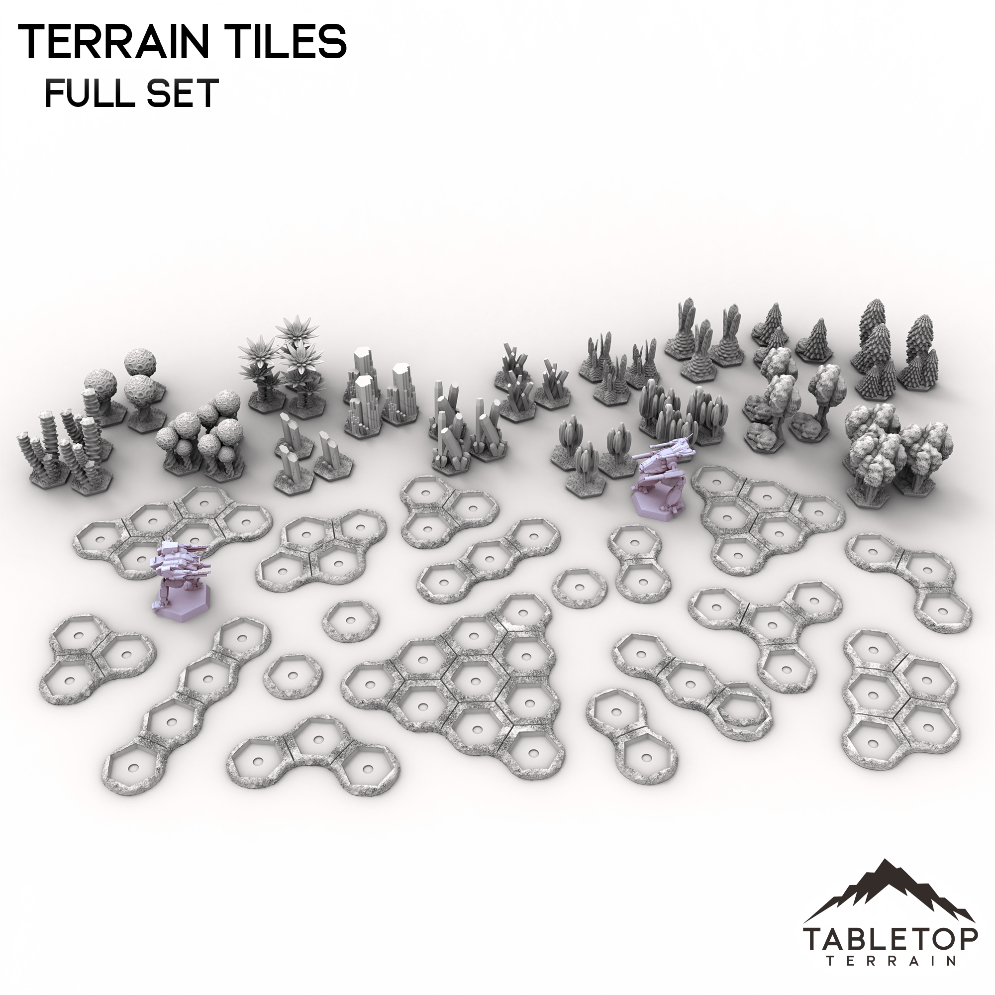 HEXTECH Terrain Tiles - 6mm