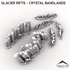 Glacier Rifts - Crystal Bandlands