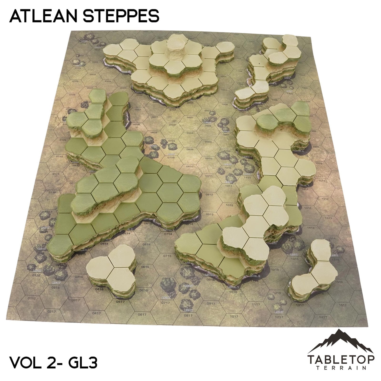 Grasslands #3 Compatible Map Hill Sets - Atlean Steppes