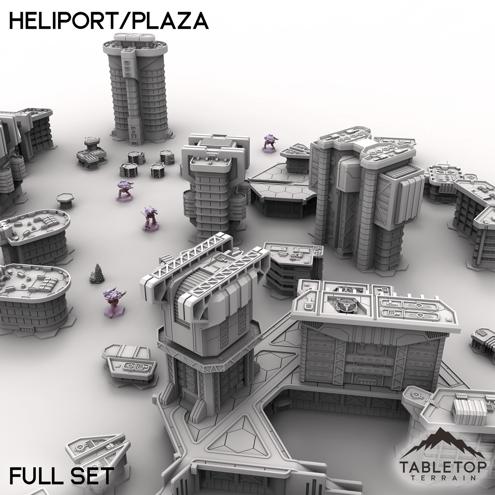 HEXTECH Heliport/Plaza - City Map Pack