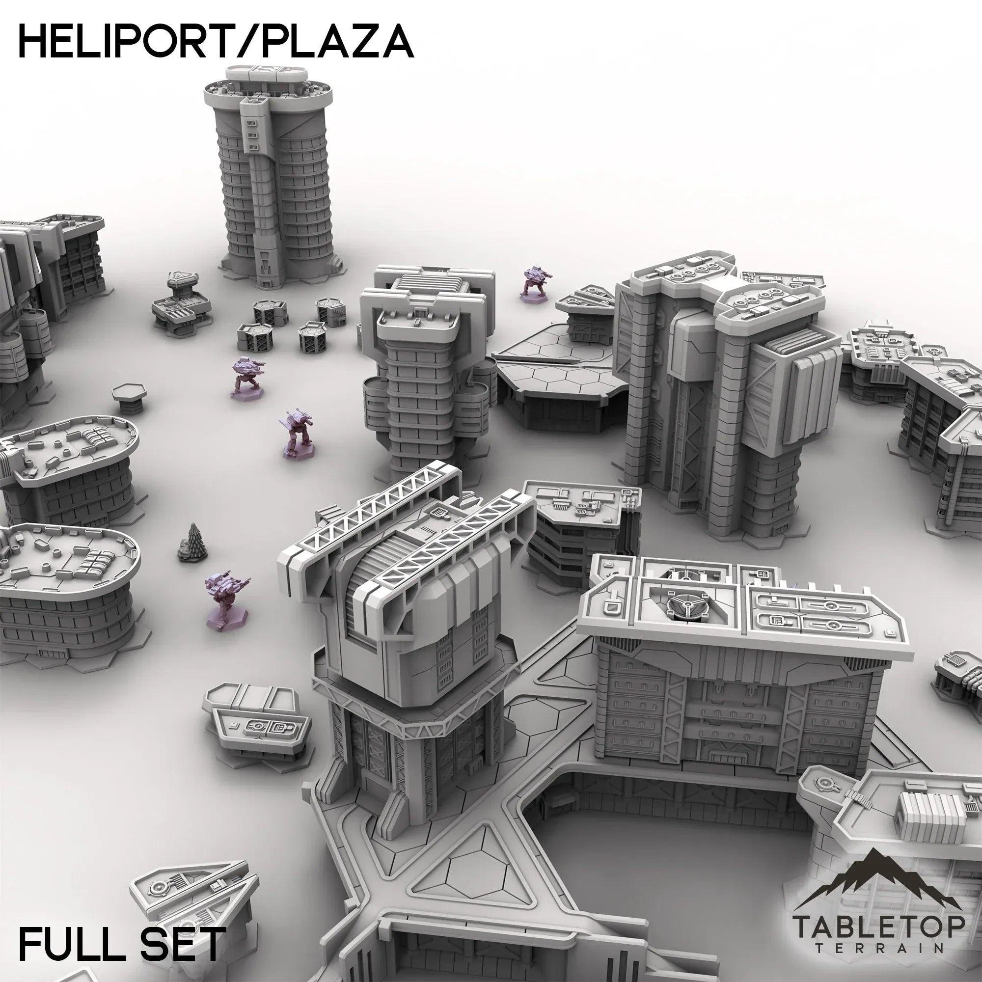 HEXTECH Heliport/Plaza - City Map Pack
