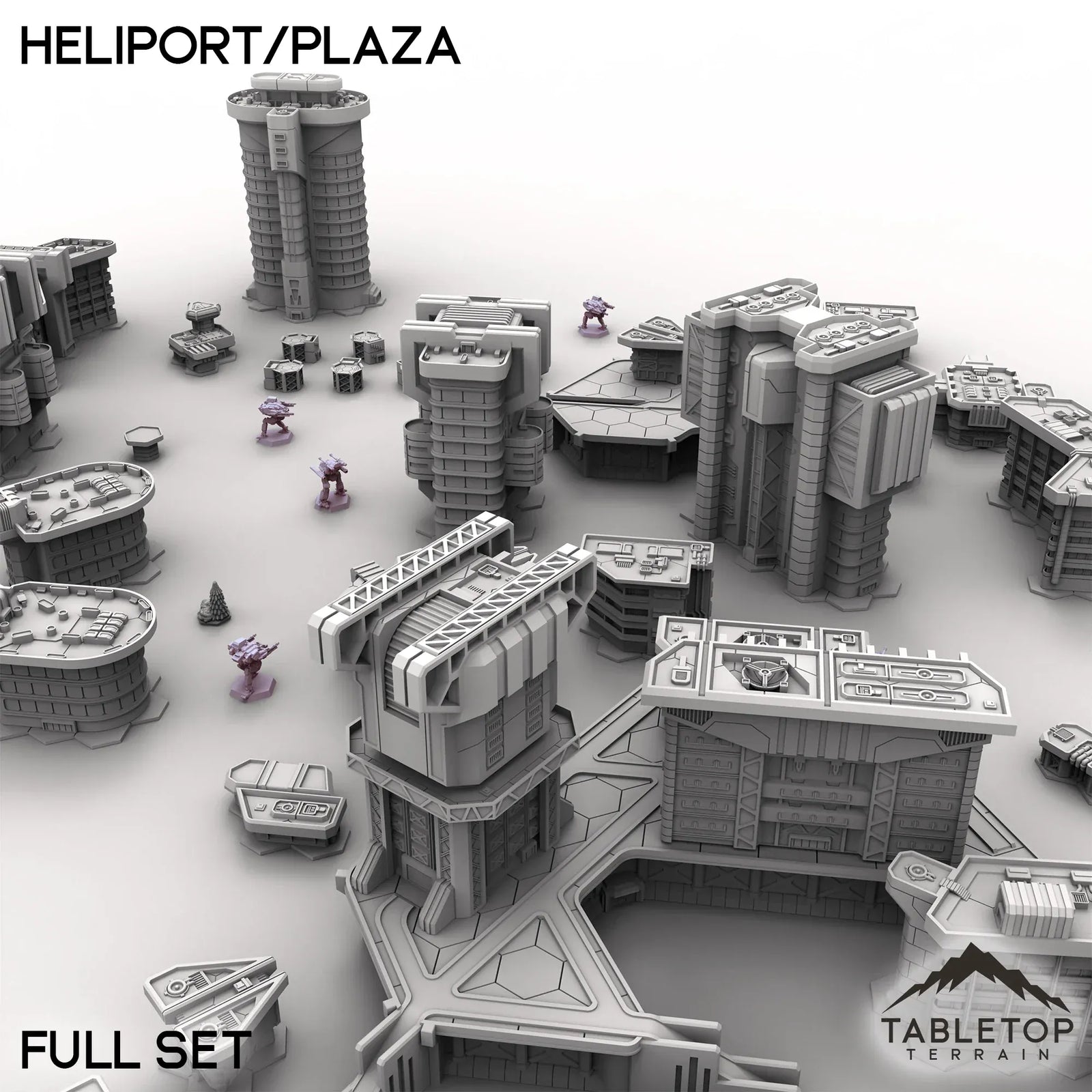 HEXTECH Heliport/Plaza - City Map Pack