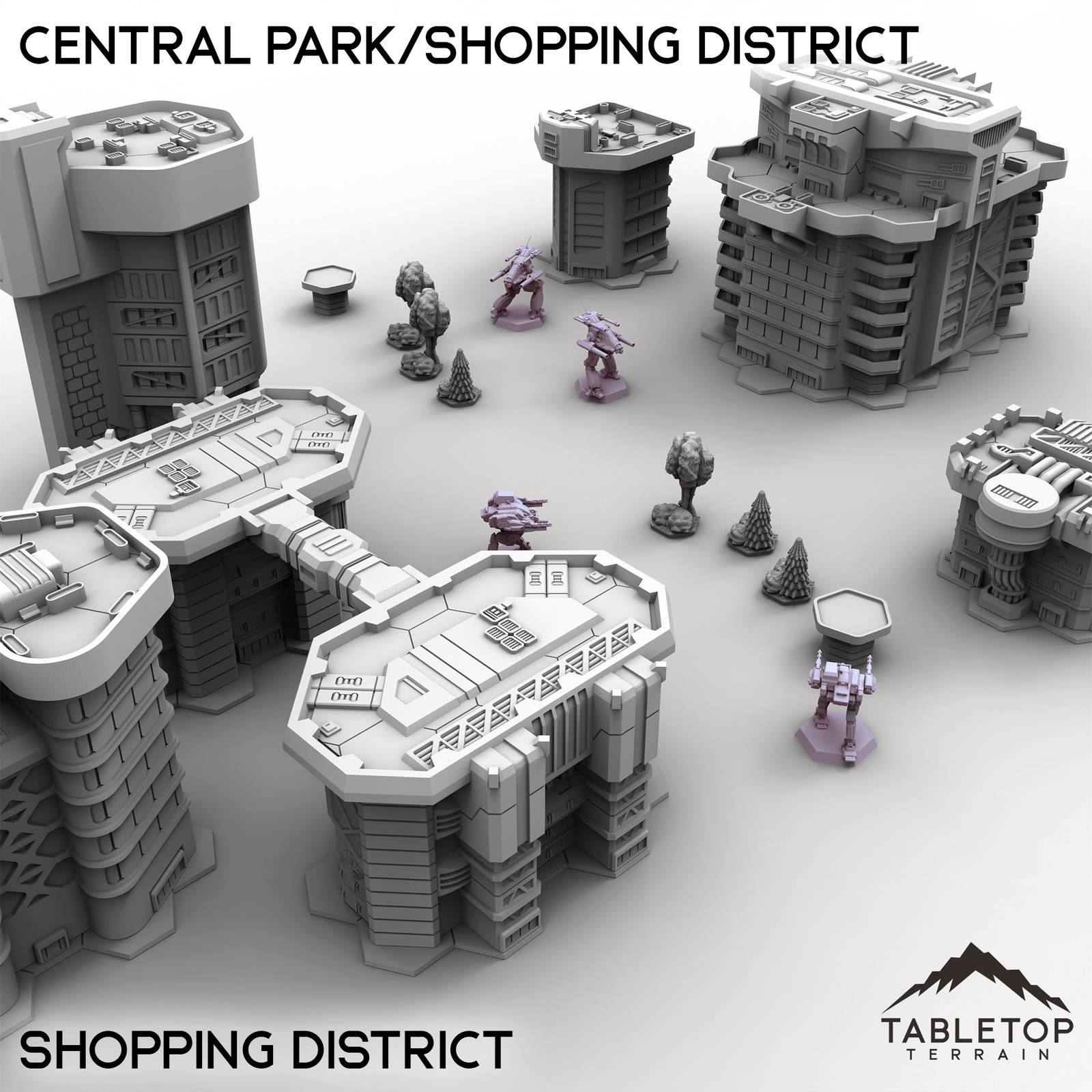 HEXTECH Central Park/Shopping District - City Map Pack