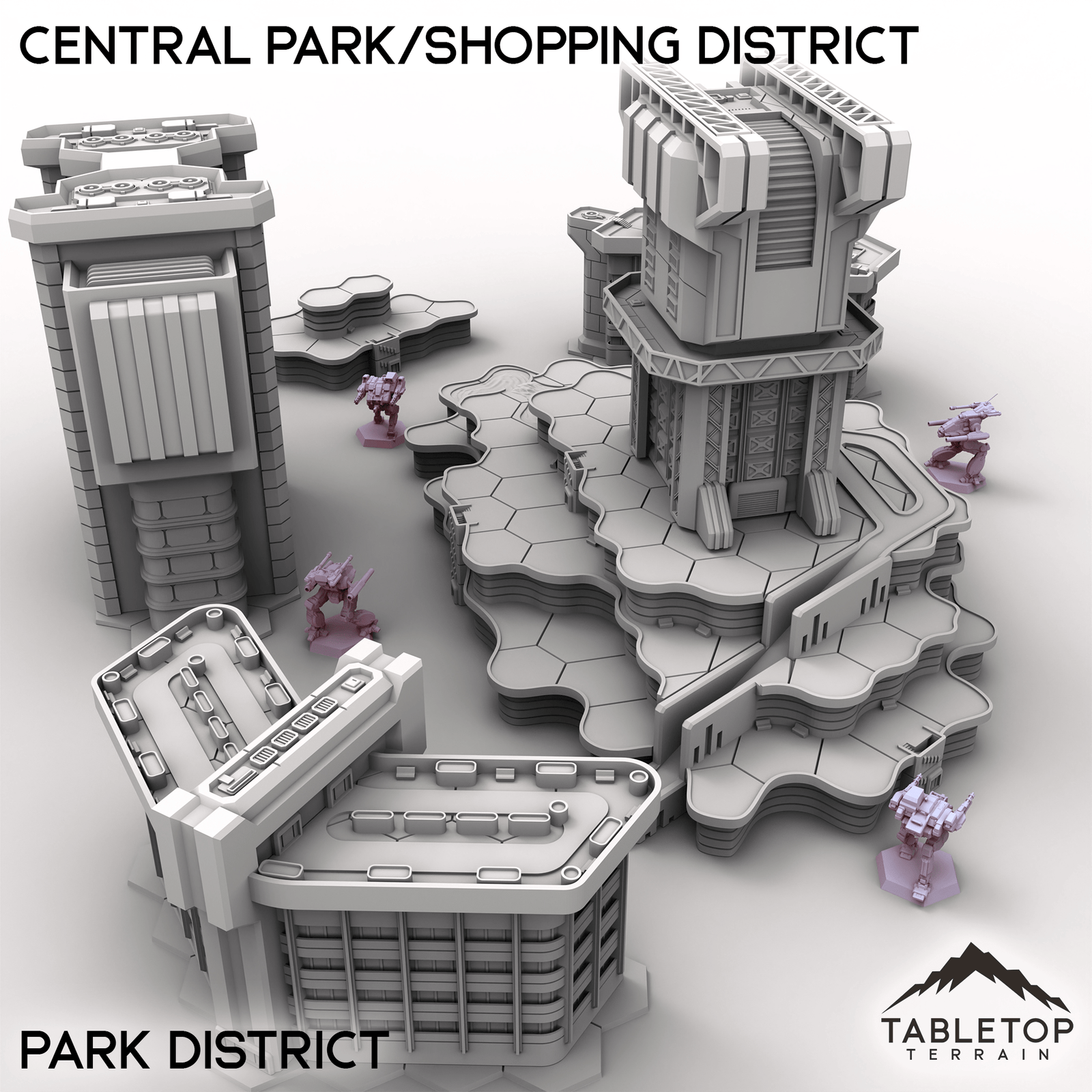 HEXTECH Central Park/Shopping District - City Map Pack