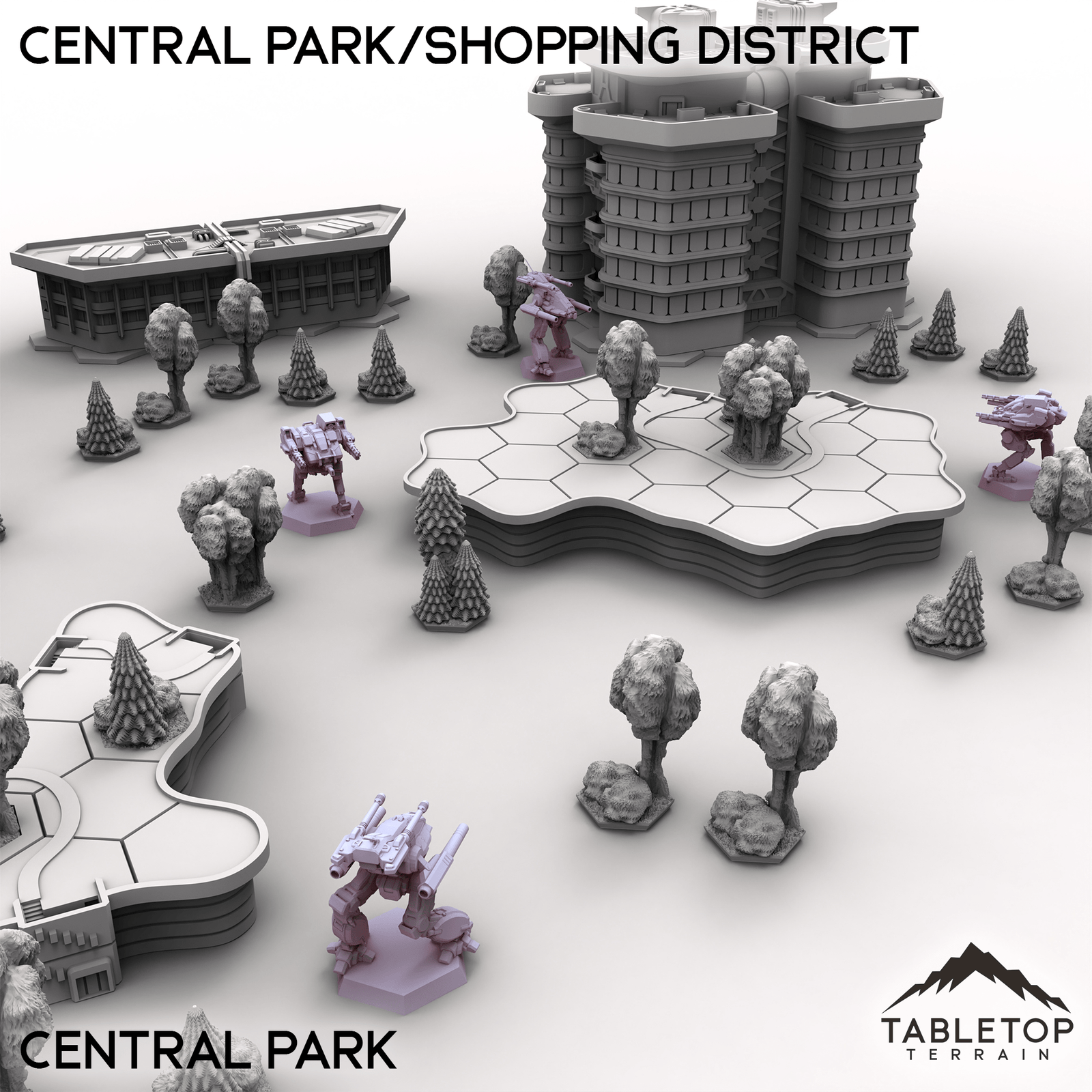 HEXTECH Central Park/Shopping District - City Map Pack