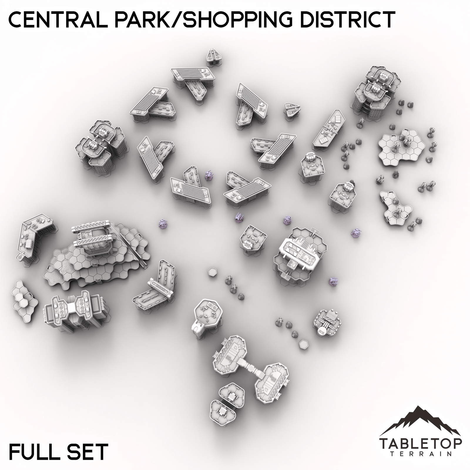 HEXTECH Central Park/Shopping District - City Map Pack