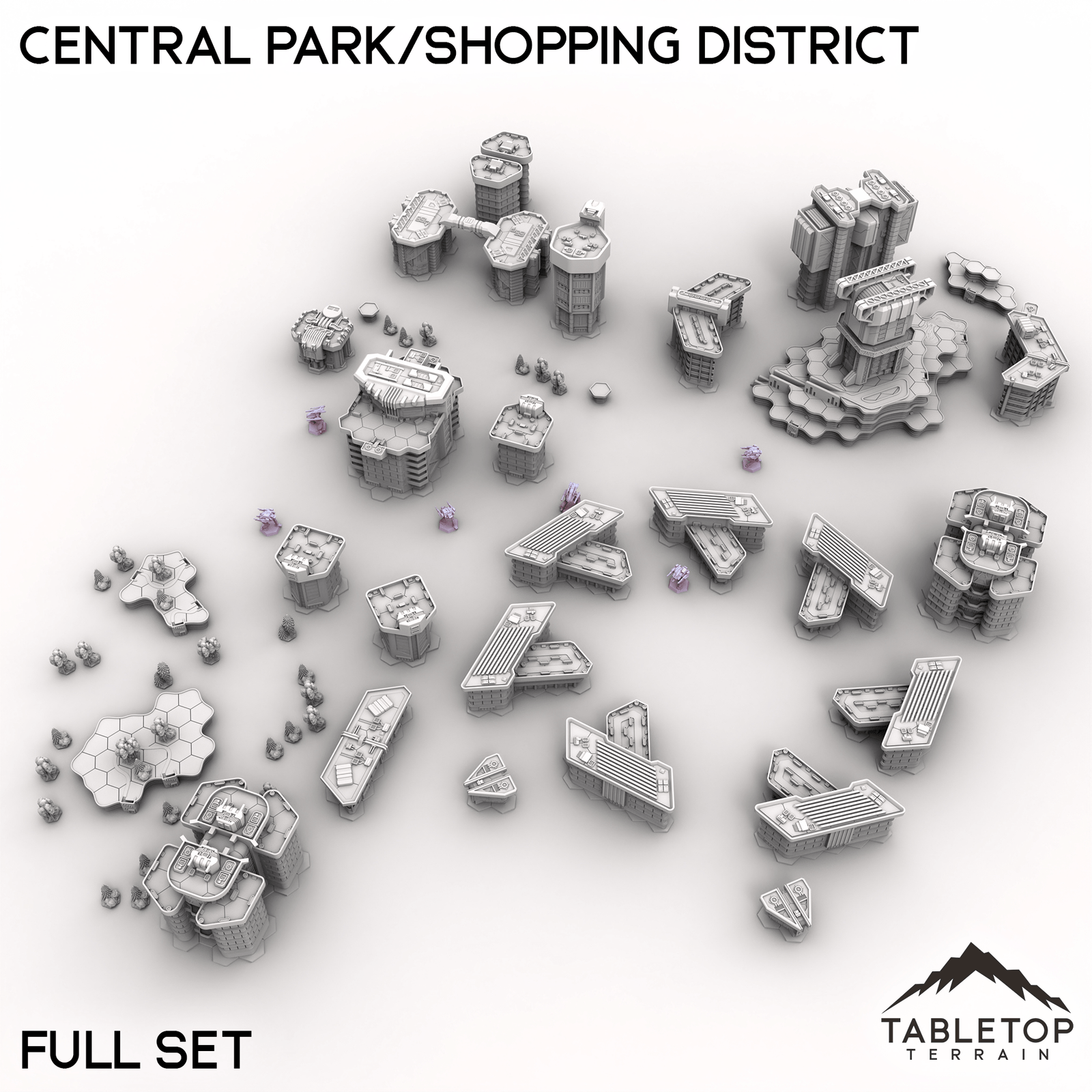 HEXTECH Central Park/Shopping District - City Map Pack