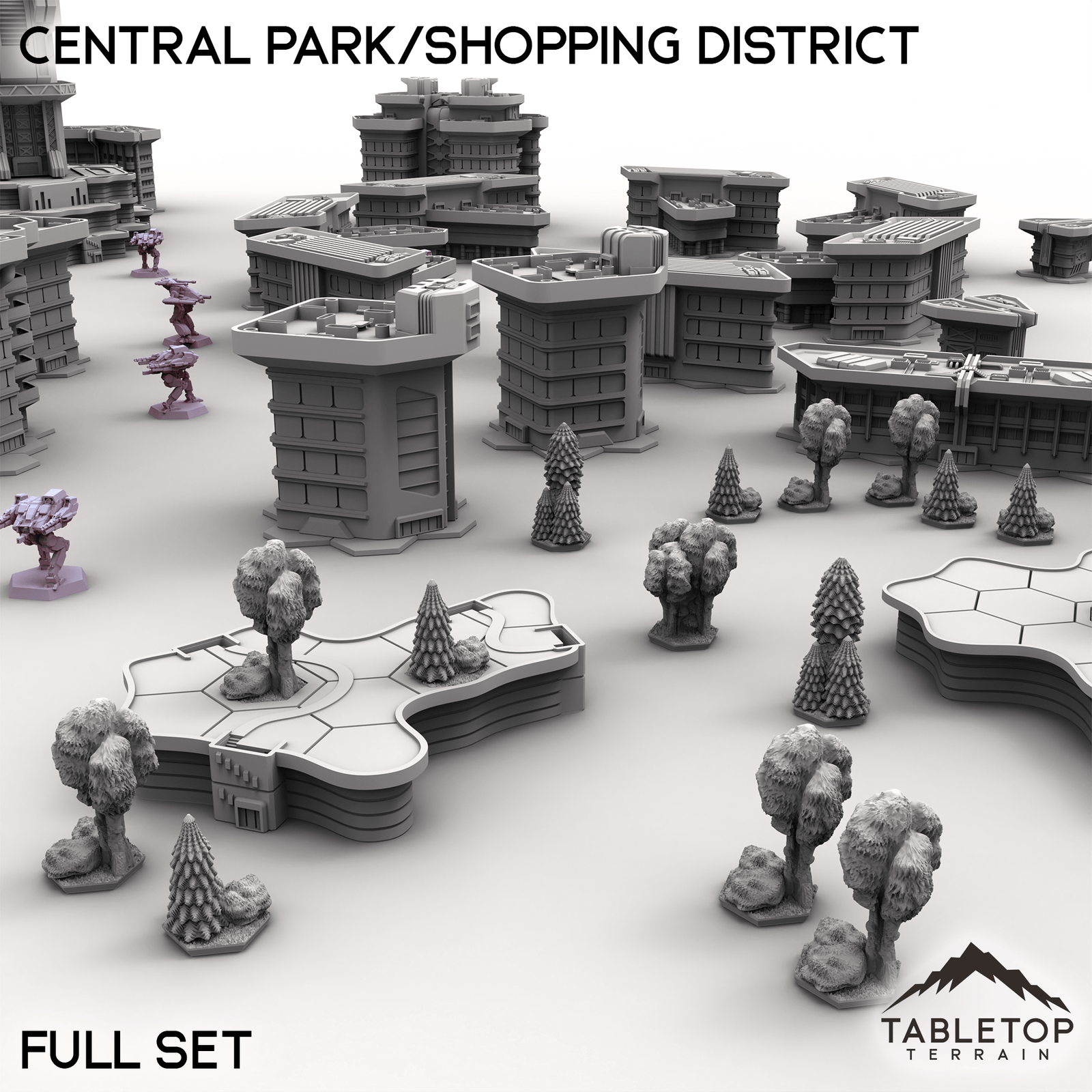 HEXTECH Central Park/Shopping District - City Map Pack