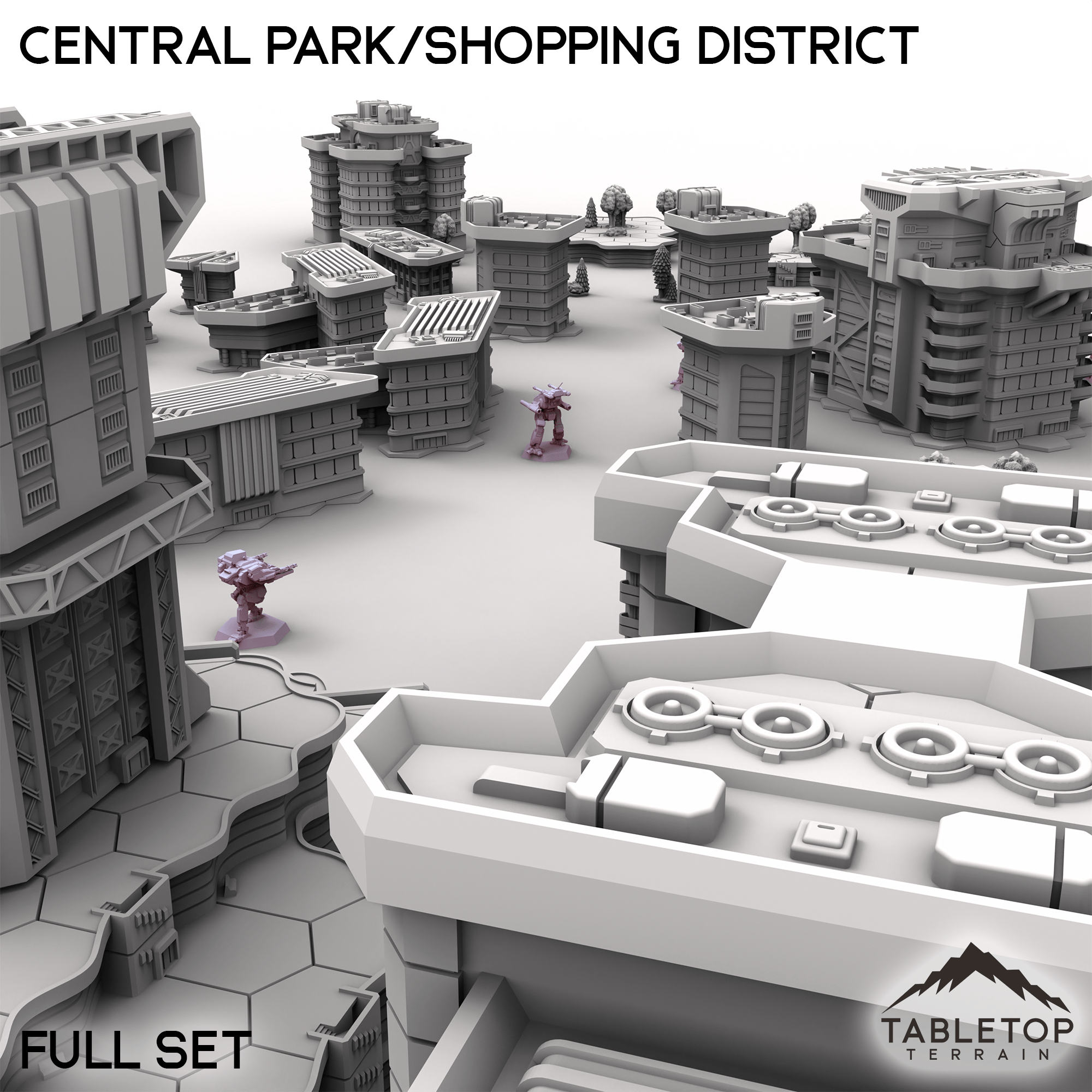 HEXTECH Central Park/Shopping District - City Map Pack