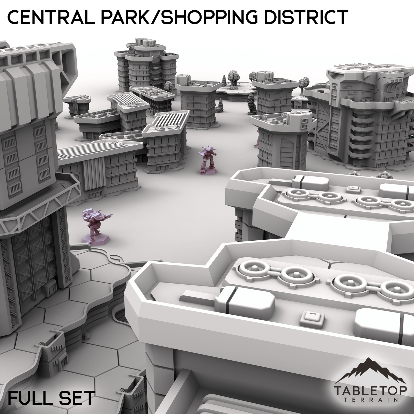 HEXTECH Central Park/Shopping District - City Map Pack