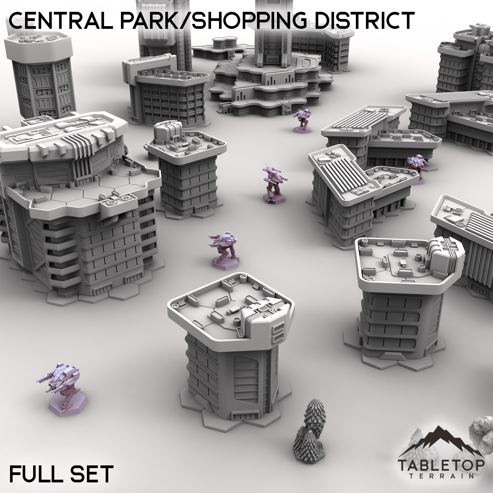 HEXTECH Central Park/Shopping District - City Map Pack