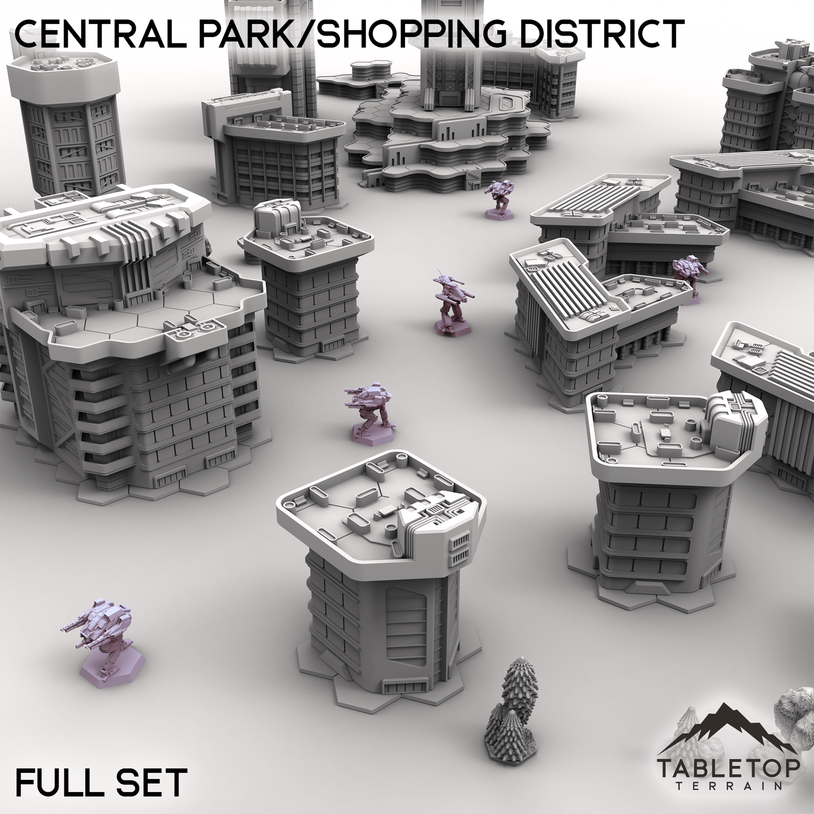 HEXTECH Central Park/Shopping District - City Map Pack