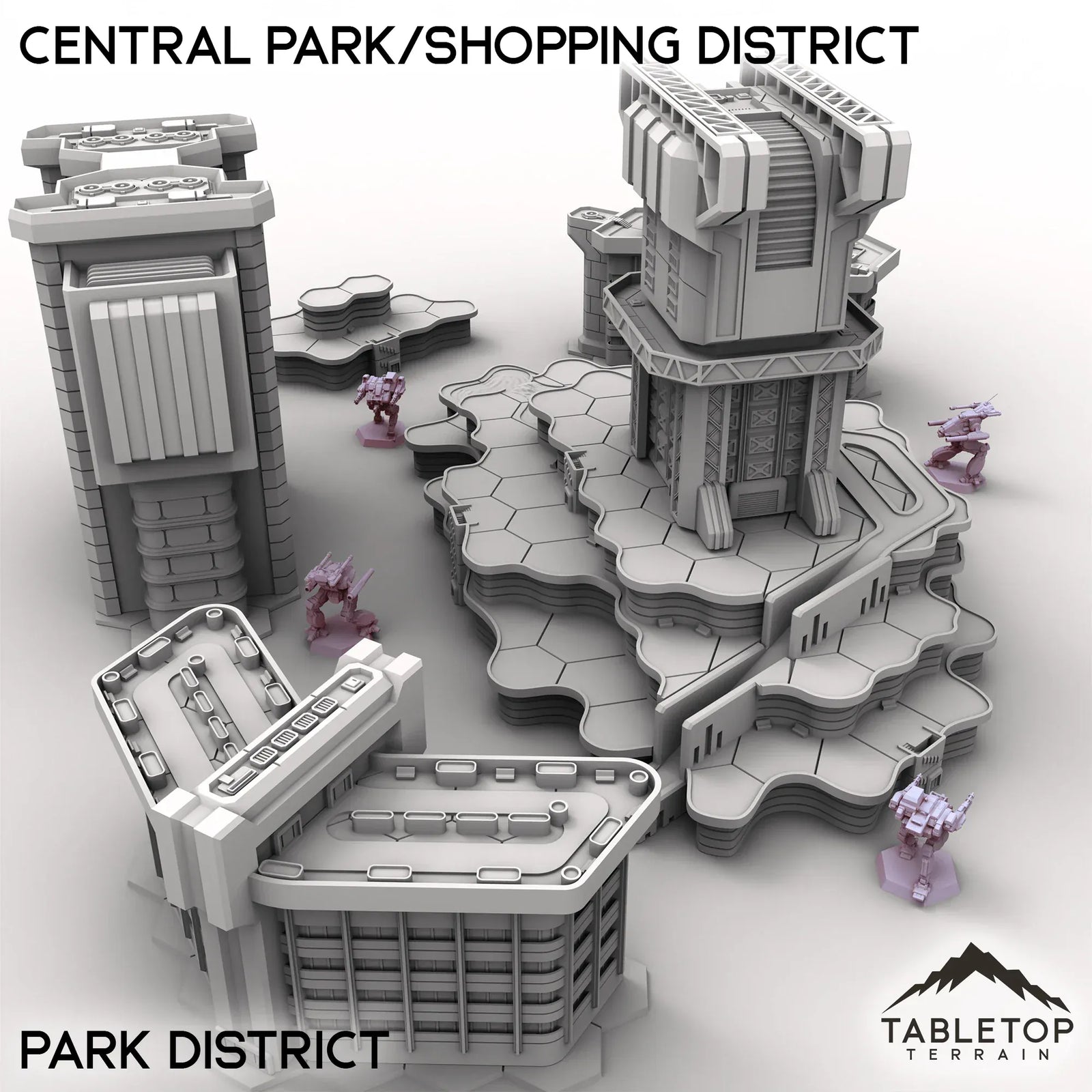 HEXTECH Central Park/Shopping District - City Map Pack