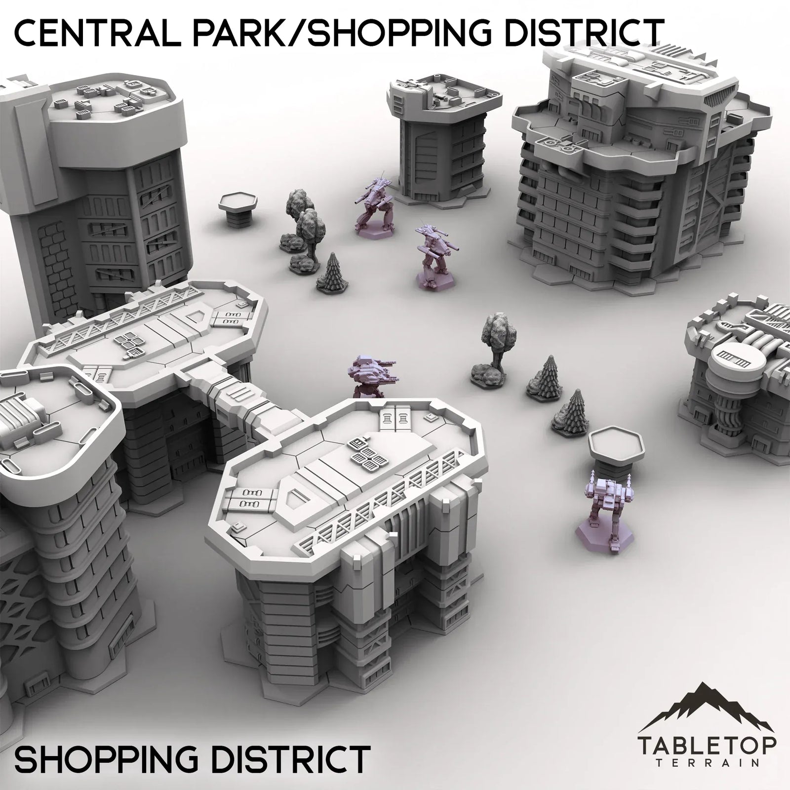 HEXTECH Central Park/Shopping District - City Map Pack