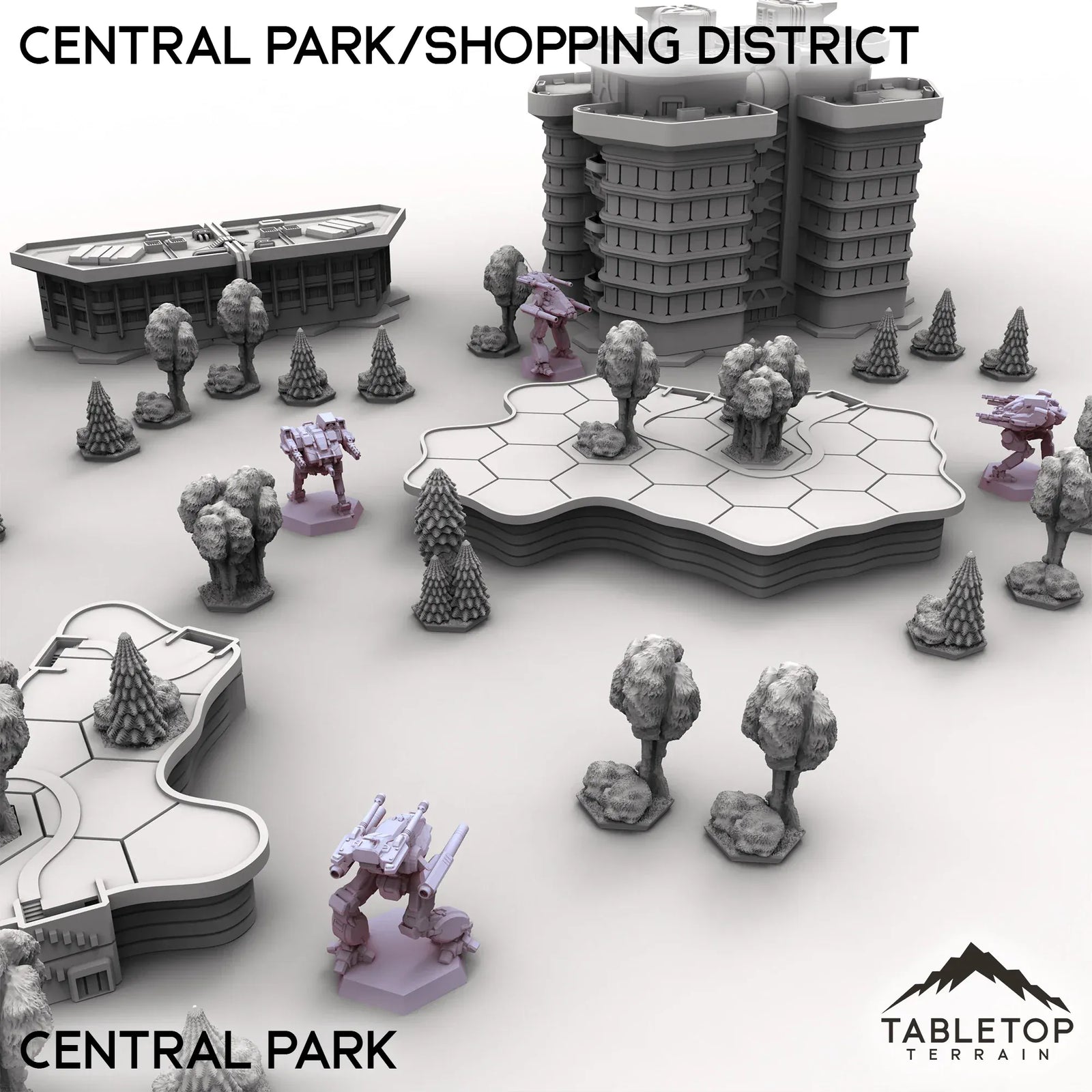 HEXTECH Central Park/Shopping District - City Map Pack