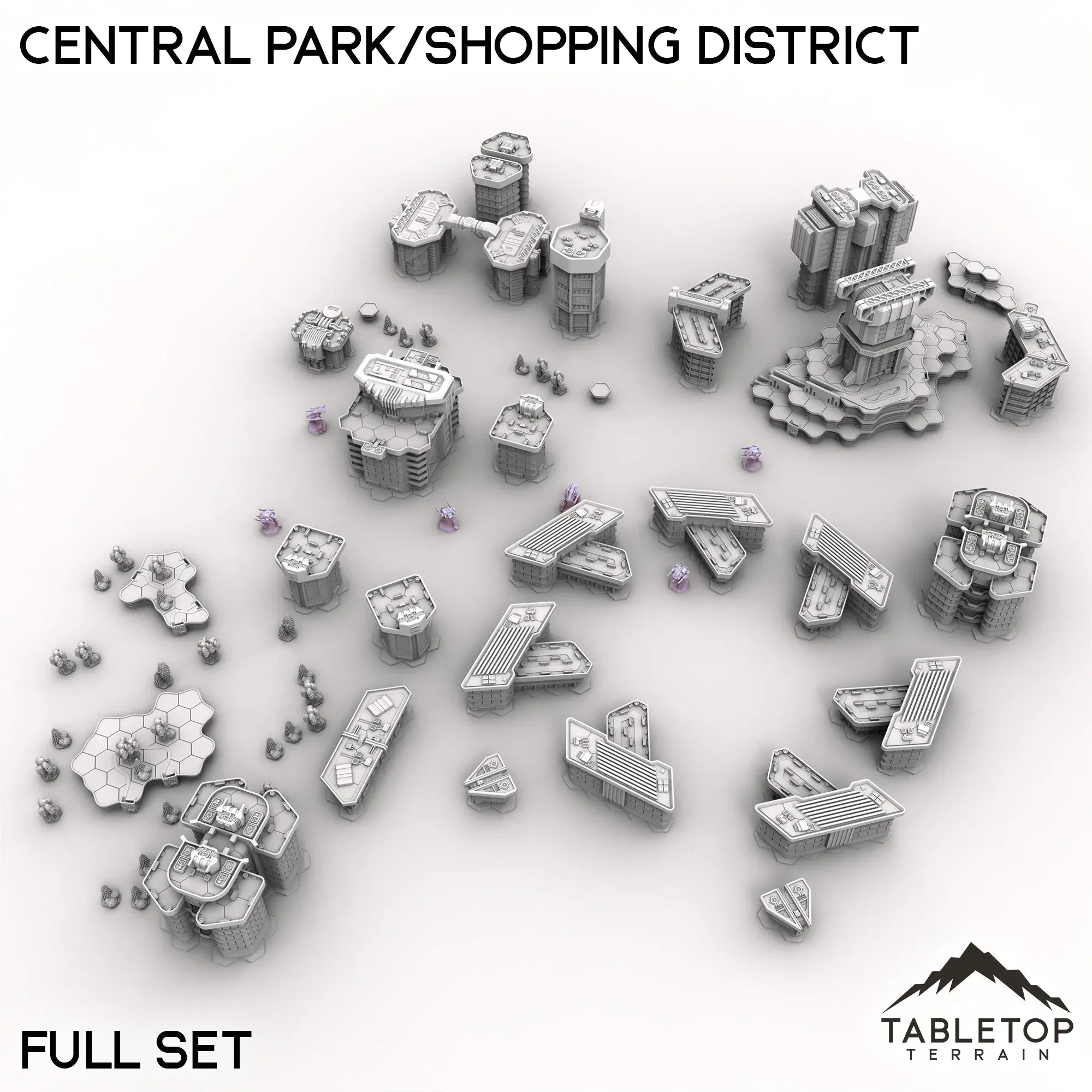 HEXTECH Central Park/Shopping District - City Map Pack