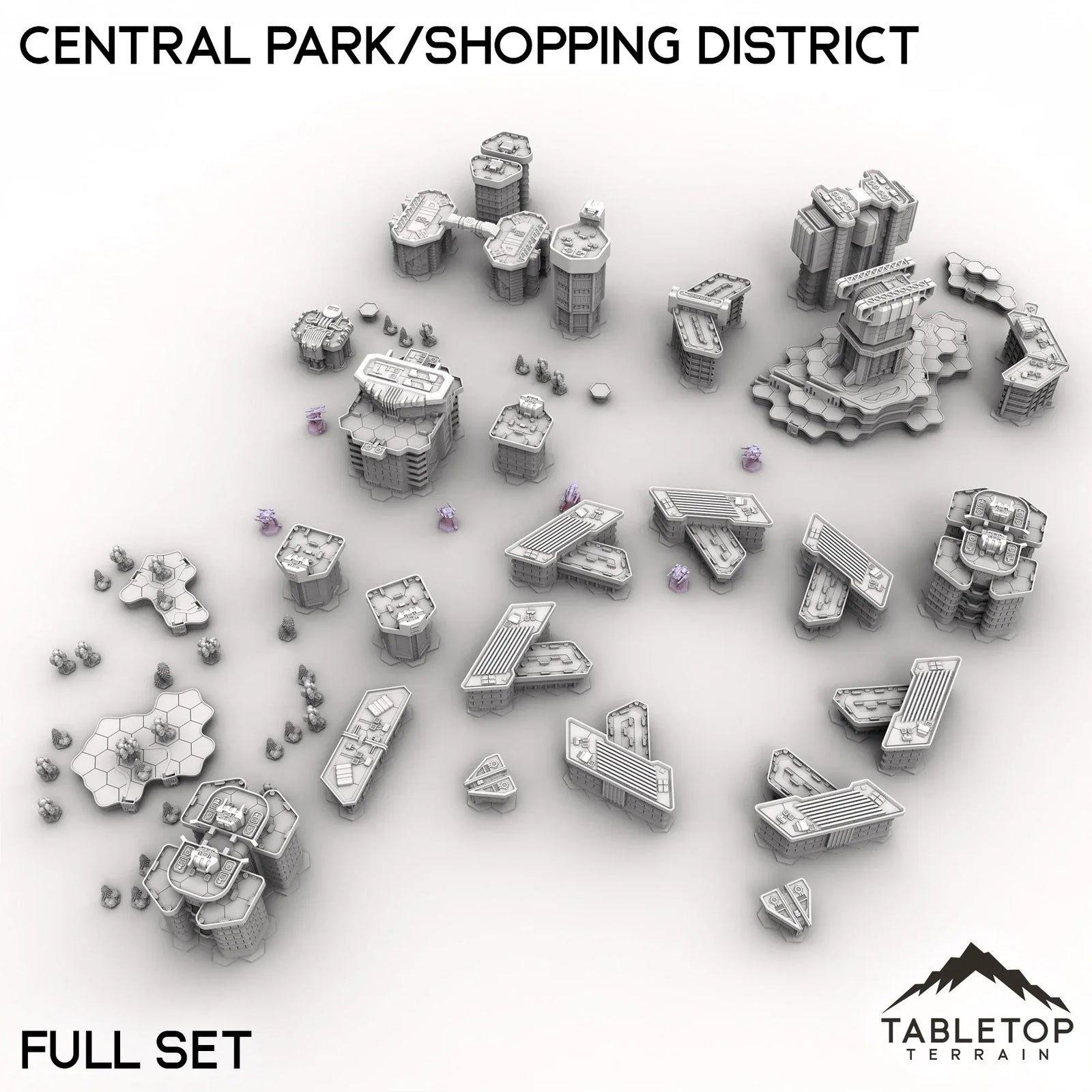 HEXTECH Central Park/Shopping District - City Map Pack